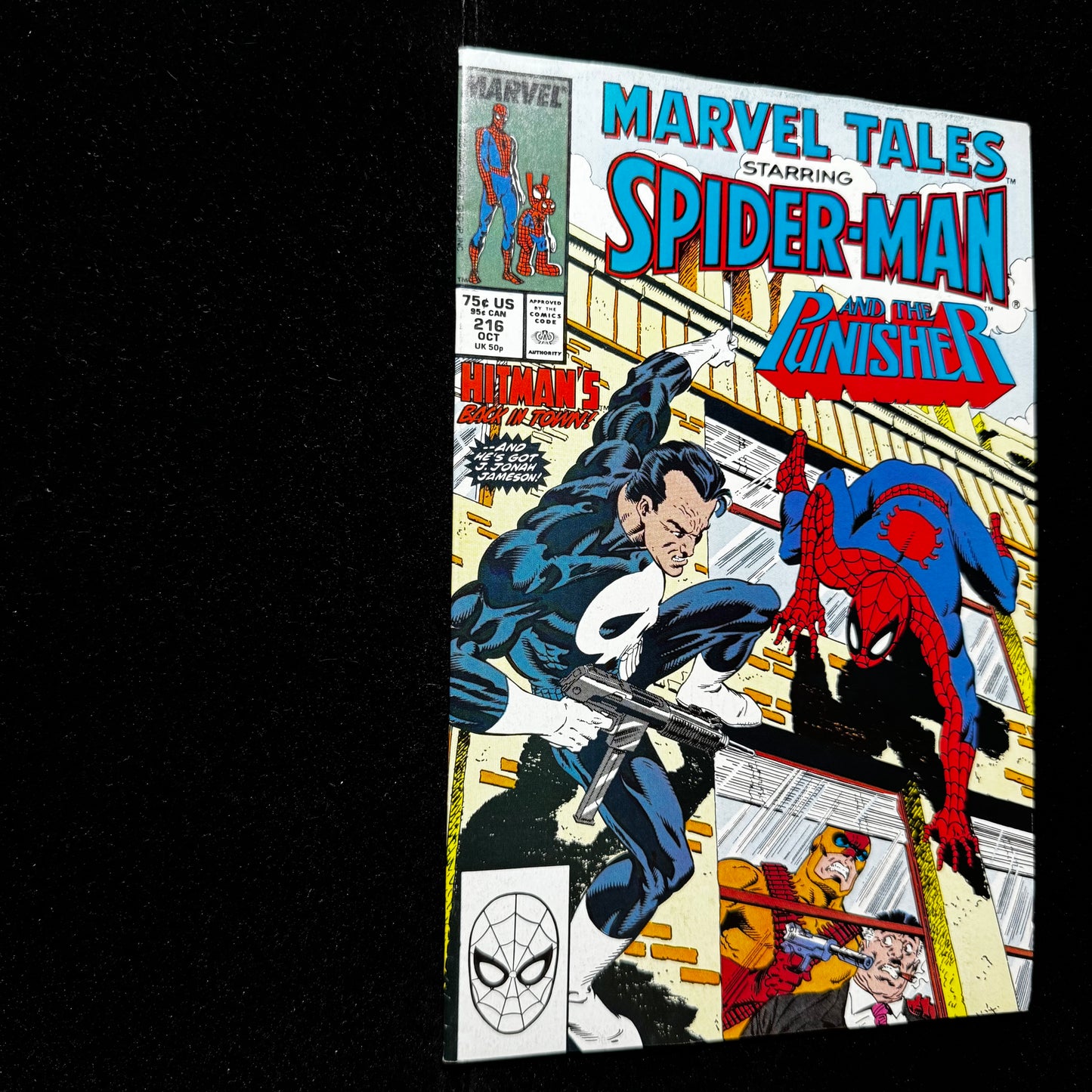 Marvel Tales 216 - Mike Zeck Cover Art - Copper Age Marvel Comics 1988