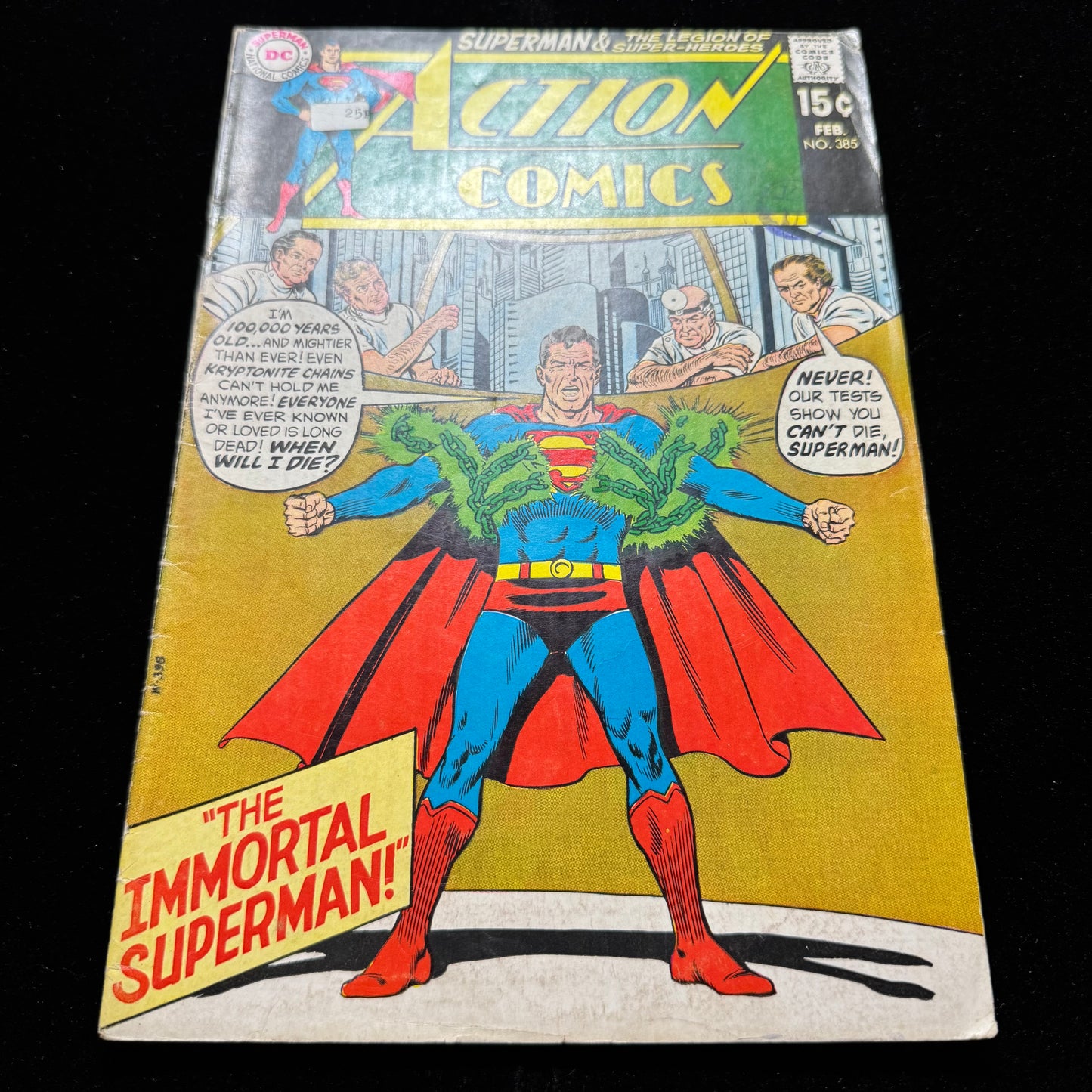 Action Comics 385 - Silver Age Dc Comics 1969