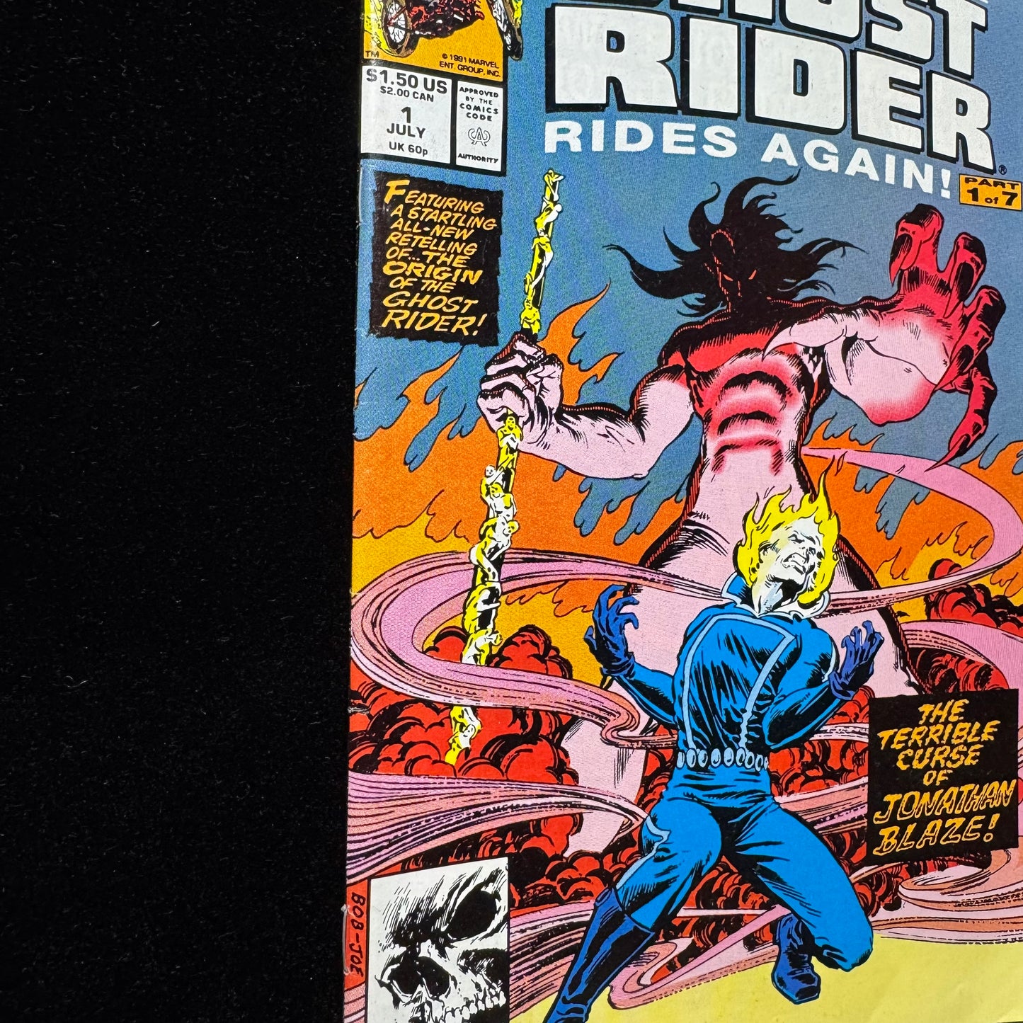 The Original Ghost Rider Rides Again 1 - Copper Age Marvel Comics 1991