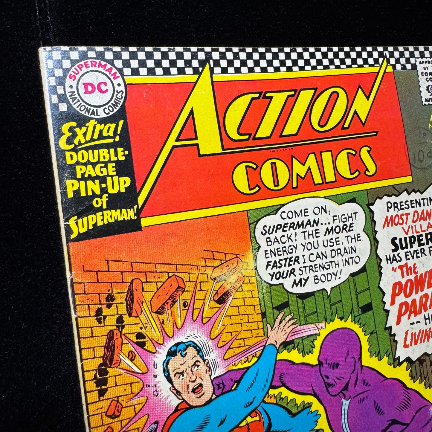 Action Comics 340 - 1st Appearance Of Parasite - Silver Age Dc Comics 1966