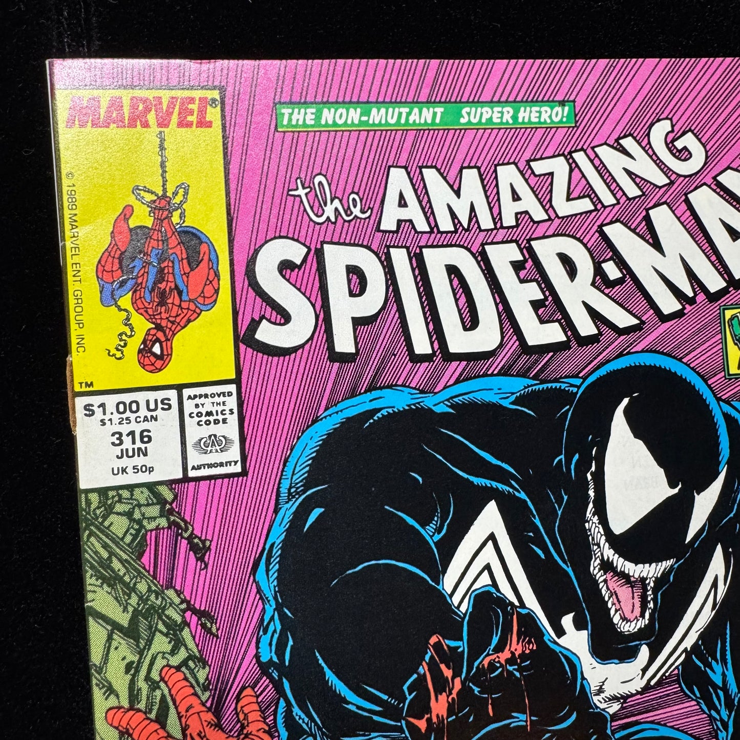 Amazing Spider-Man 316 - 3rd App Venom - Iconic Cover - Copper Age Marvel 1989