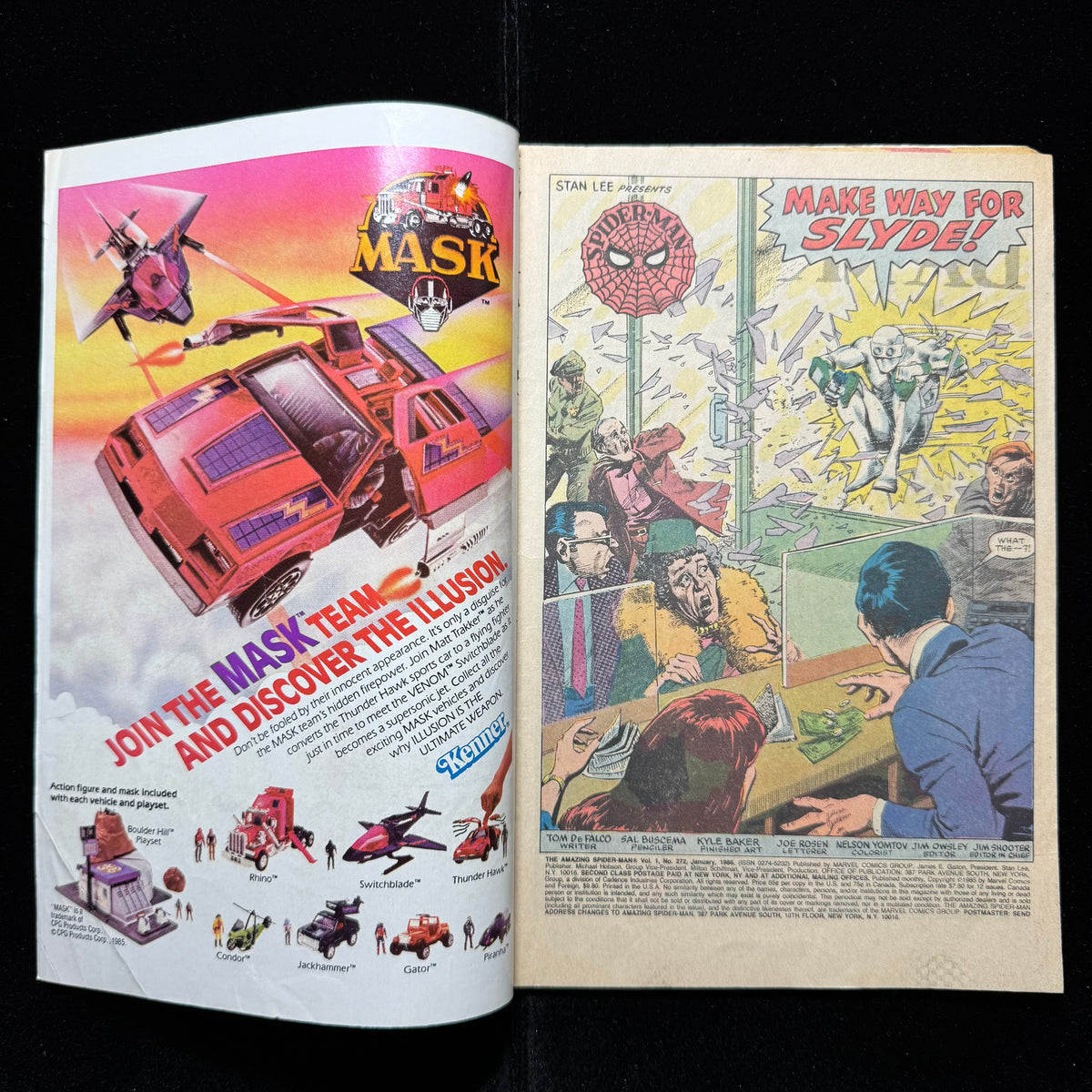 Amazing Spider-Man 272 - Newsstand Edition - Copper Age Marvel Comics 1986
