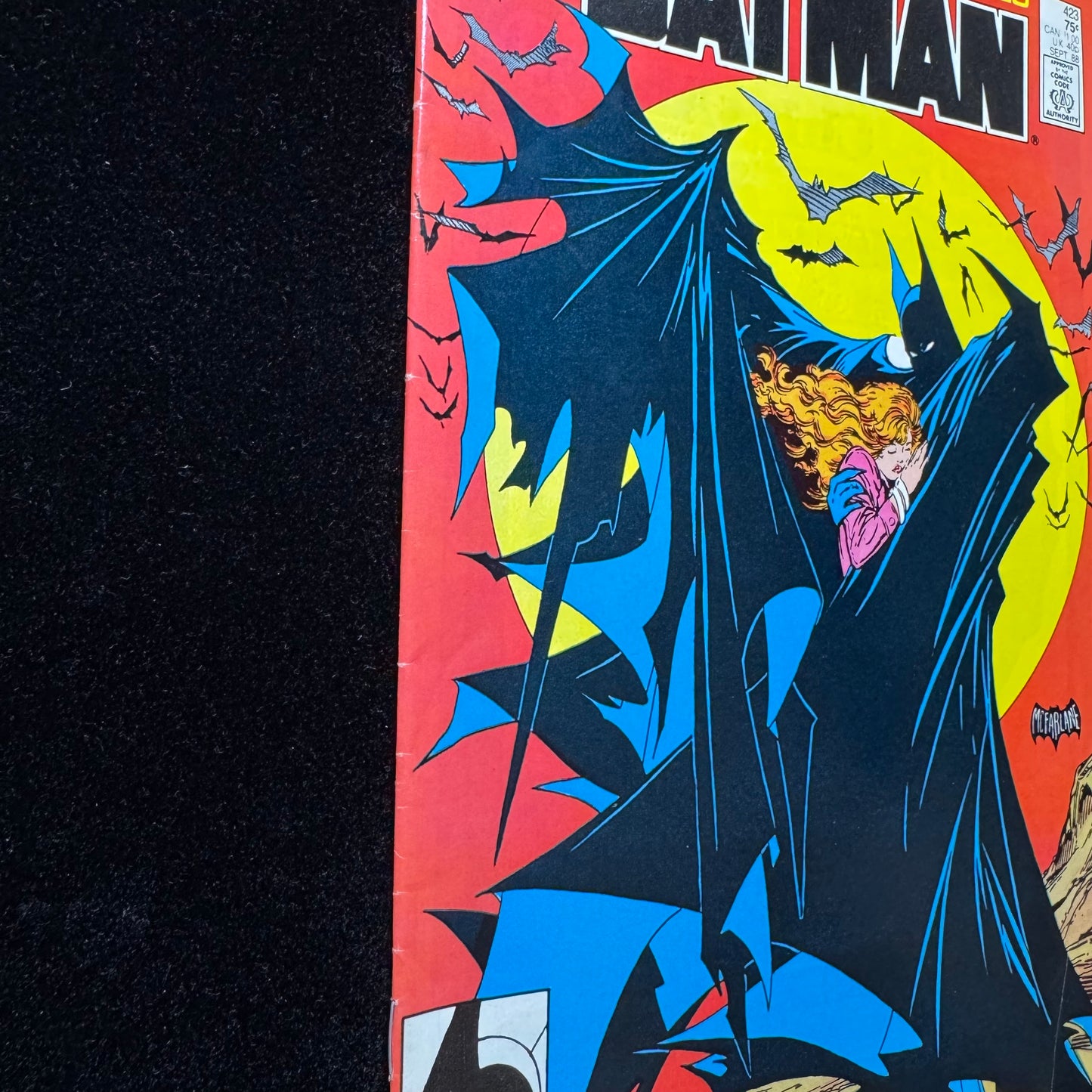 Batman 423 - Iconic Cover Art By Todd McFarlane - Copper Age Dc Comics 1988