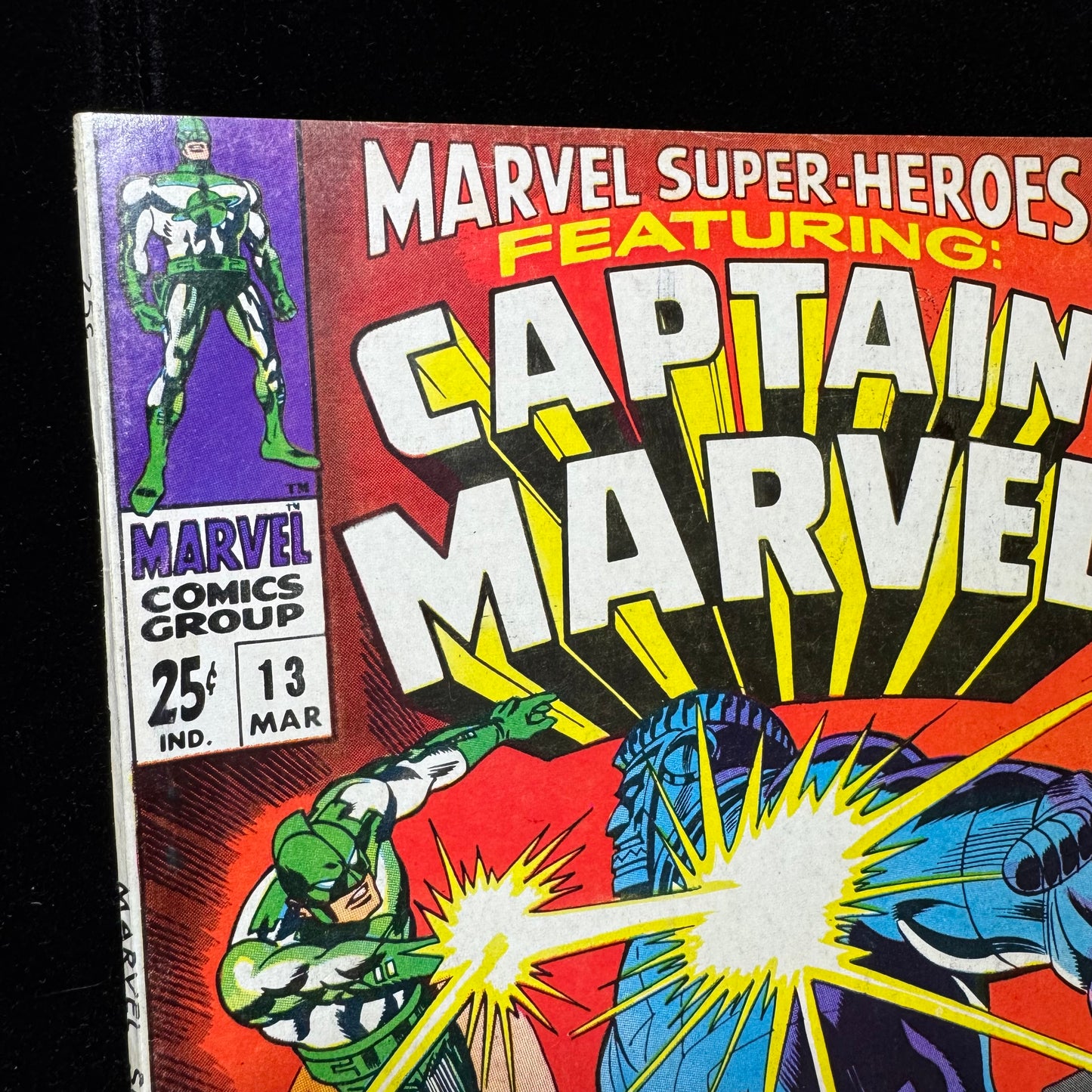 Marvel Super-Heroes 13 - 1st App Carol Danvers - Silver Age Marvel Comics 1968