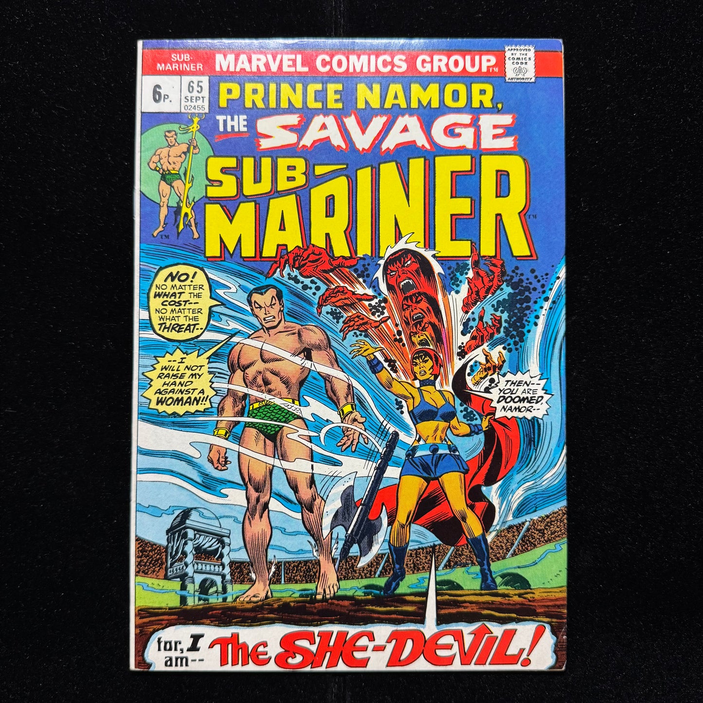 Sub-Mariner 65 - Bronze Age Marvel Comics 1973