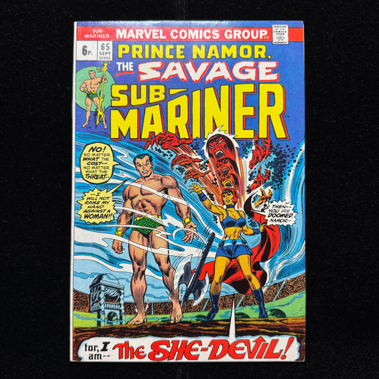Sub-Mariner 65 - Bronze Age Marvel Comics 1973