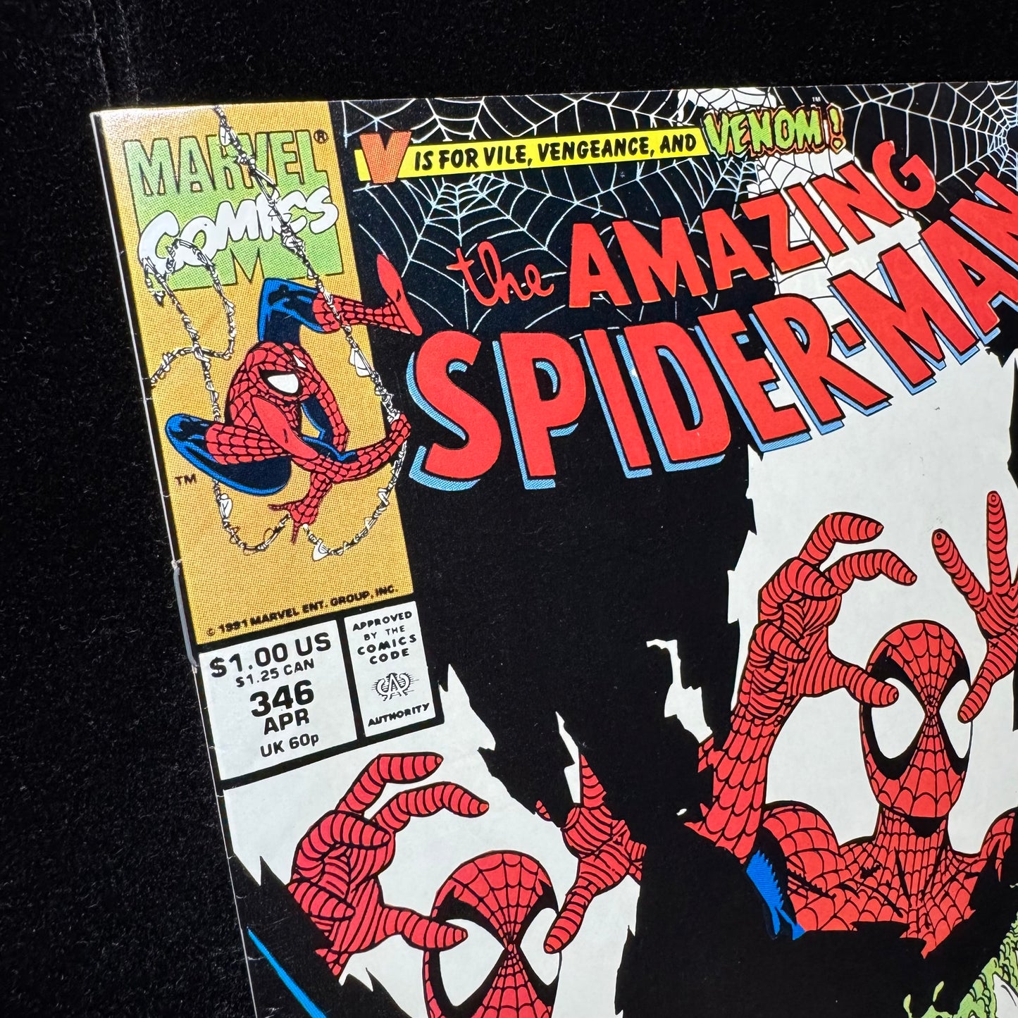 Amazing Spider-Man 346 - Iconic Cover By Erik Larsen - Copper Age Marvel 1991