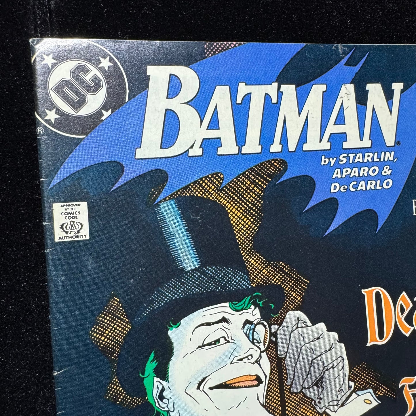 Batman 429 - Death In The Family Part 4 - Newsstand - Copper Age Dc Comics 1989