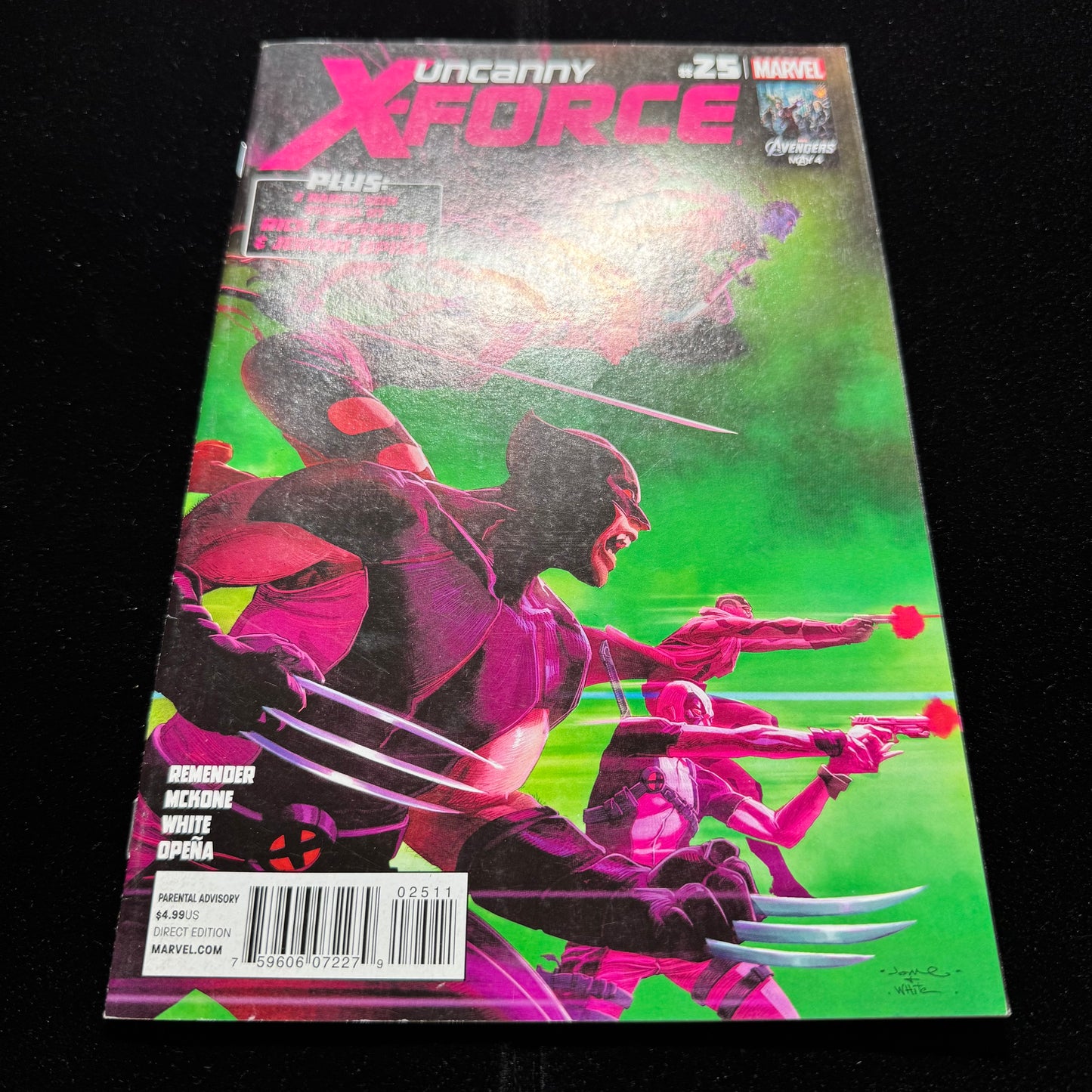 Uncanny X-Force 25 - 1st Team App Of Omega Clan - Modern Age Marvel Comics 2012
