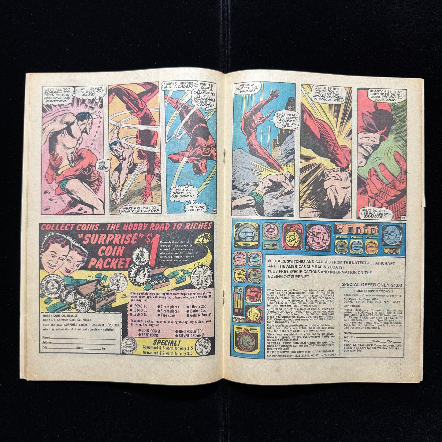 Daredevil 77 - Featuring Spider-Man & Namor - Bronze Age Marvel Comics 1971