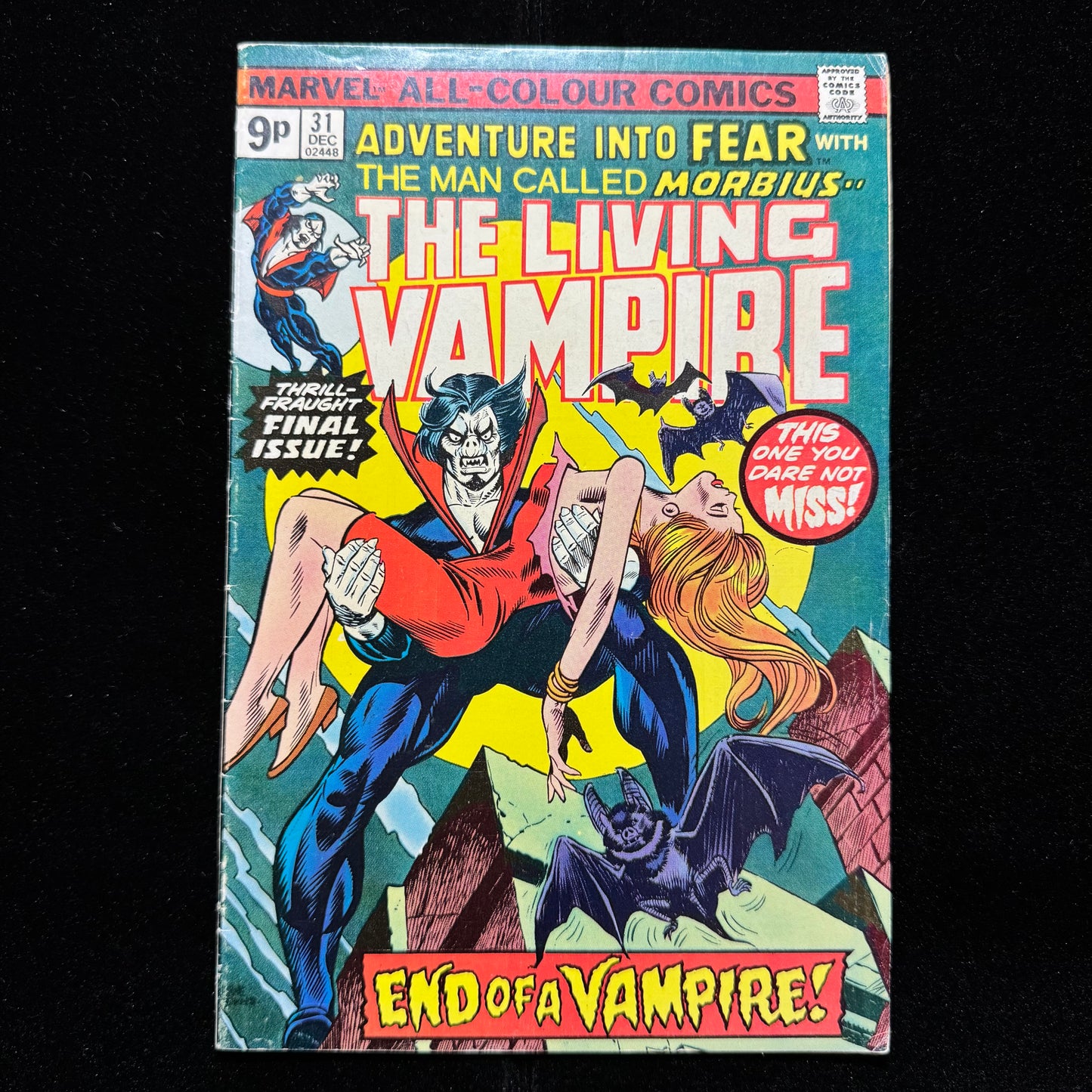 Adventure Into Fear 31 - Final Issue - Bronze Age Marvel Comics 1975