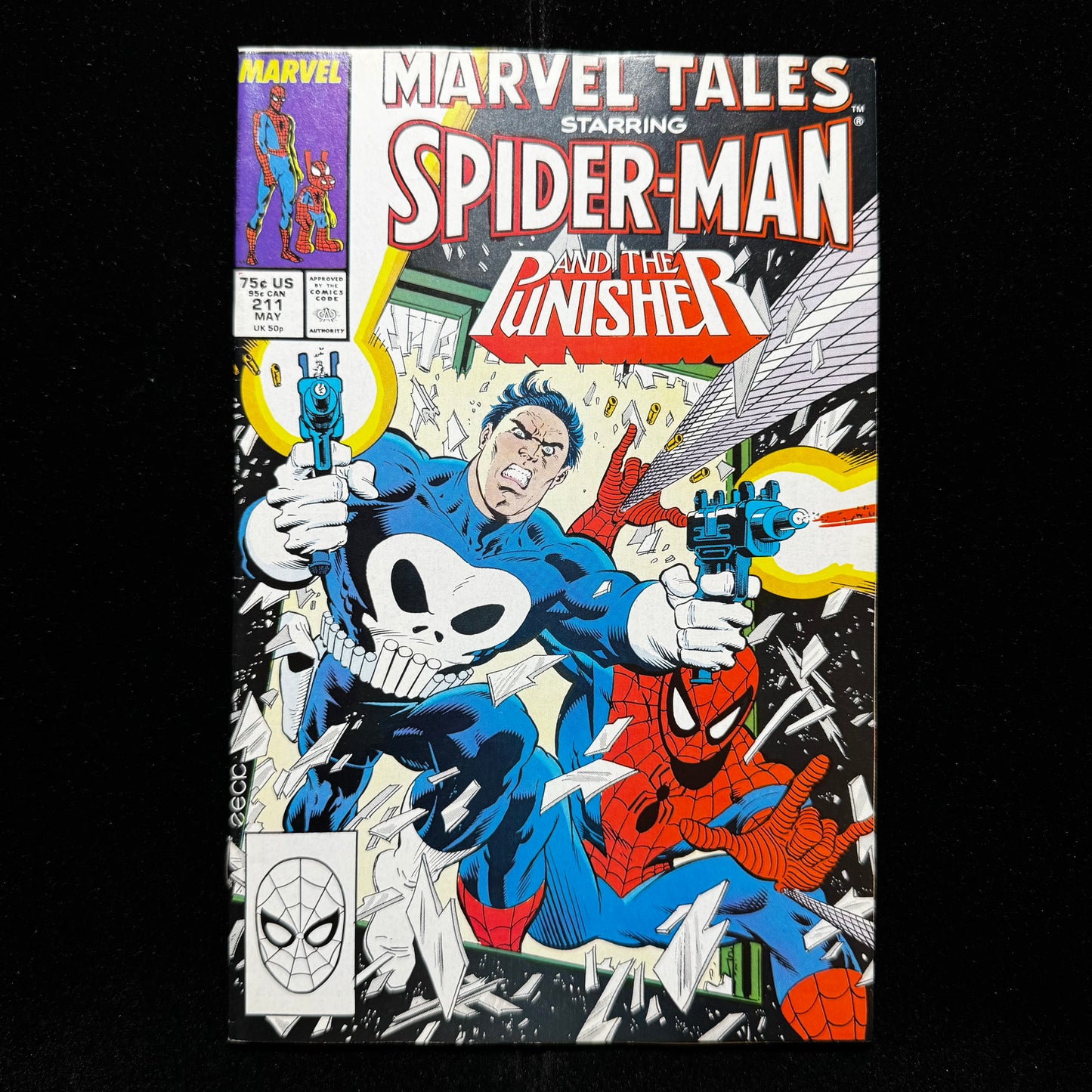 Marvel Tales 211 - Mike Zeck Cover Art - Copper Age Marvel Comics 1988