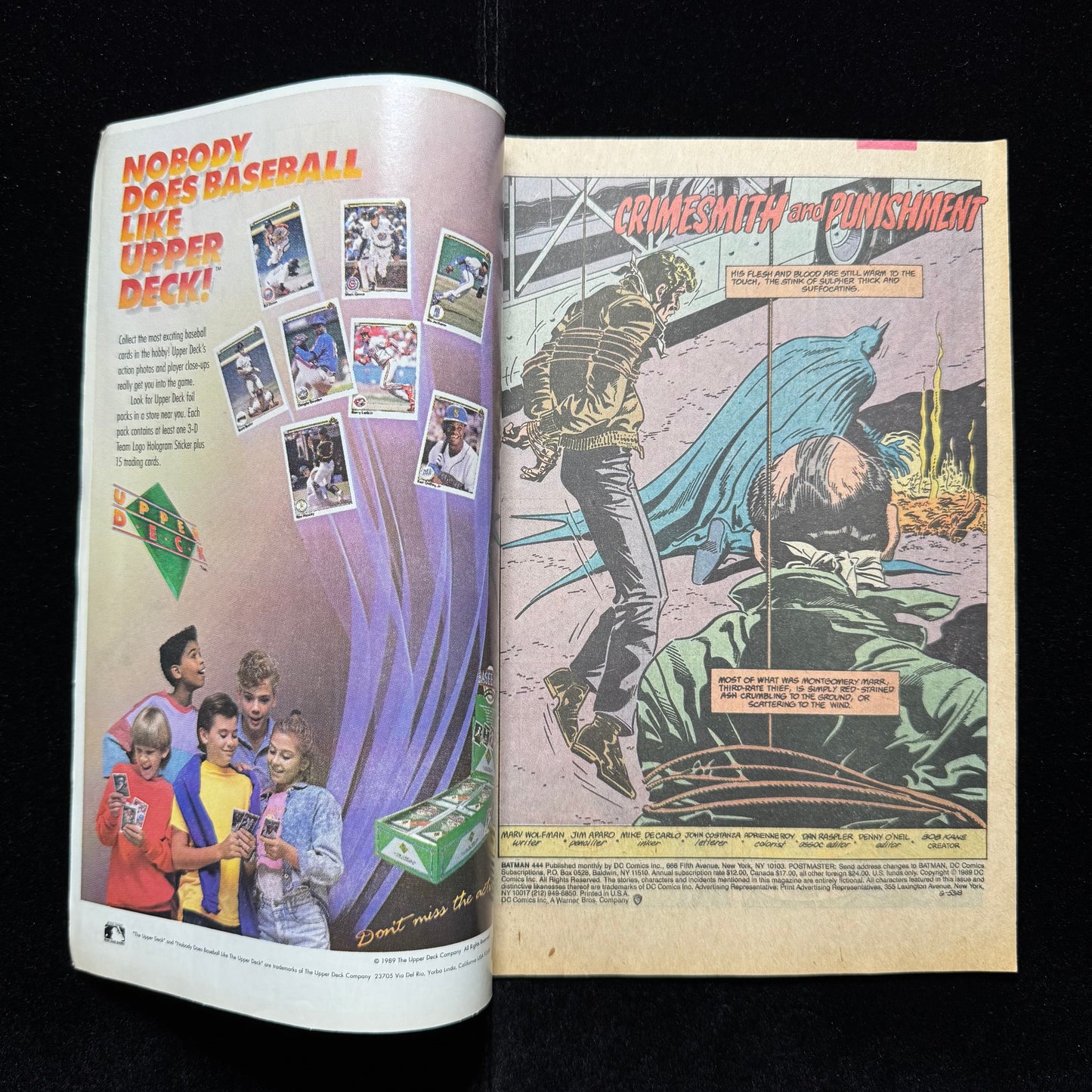 Batman 444 - Copper Age Dc Comics 1990