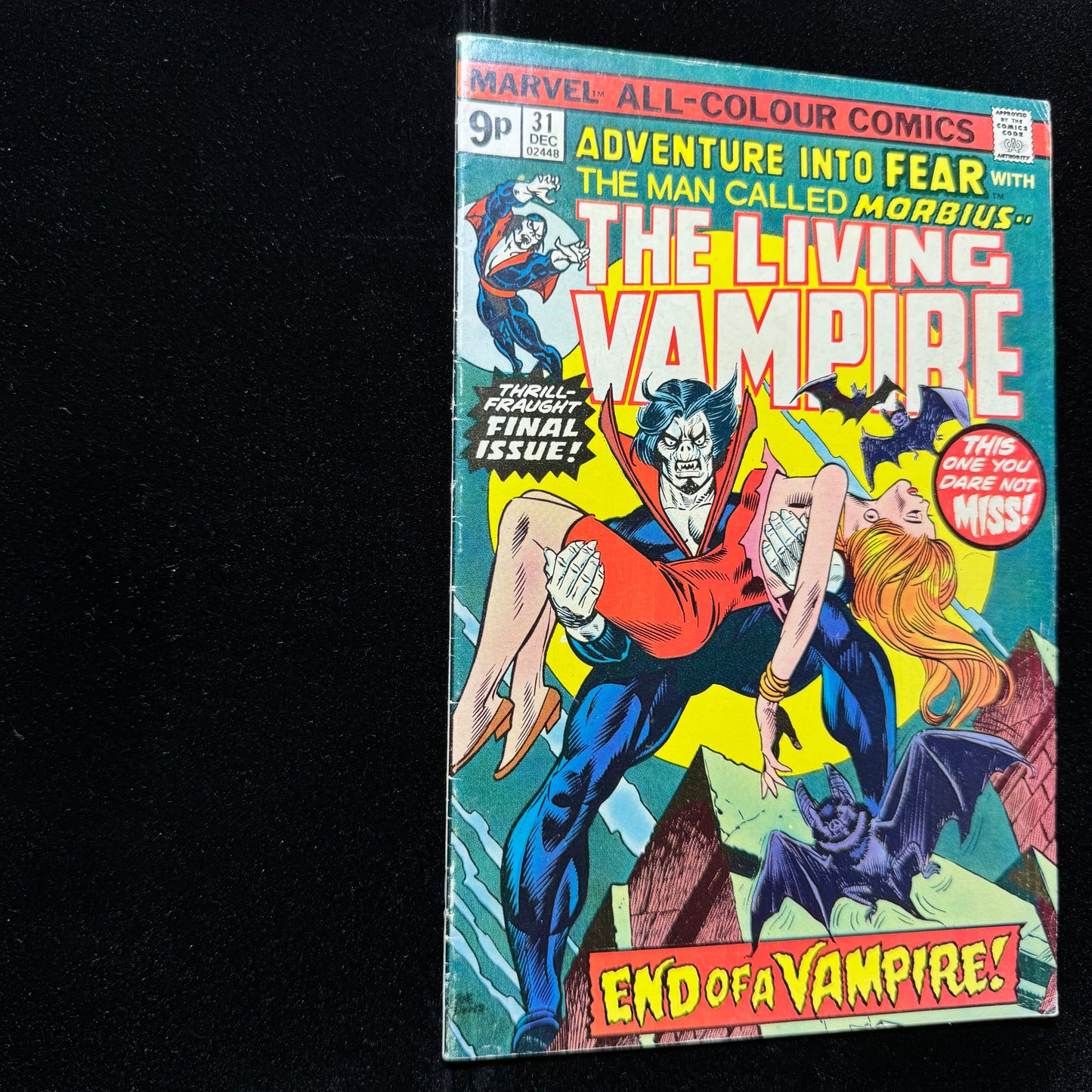 Adventure Into Fear 31 - Final Issue - Bronze Age Marvel Comics 1975