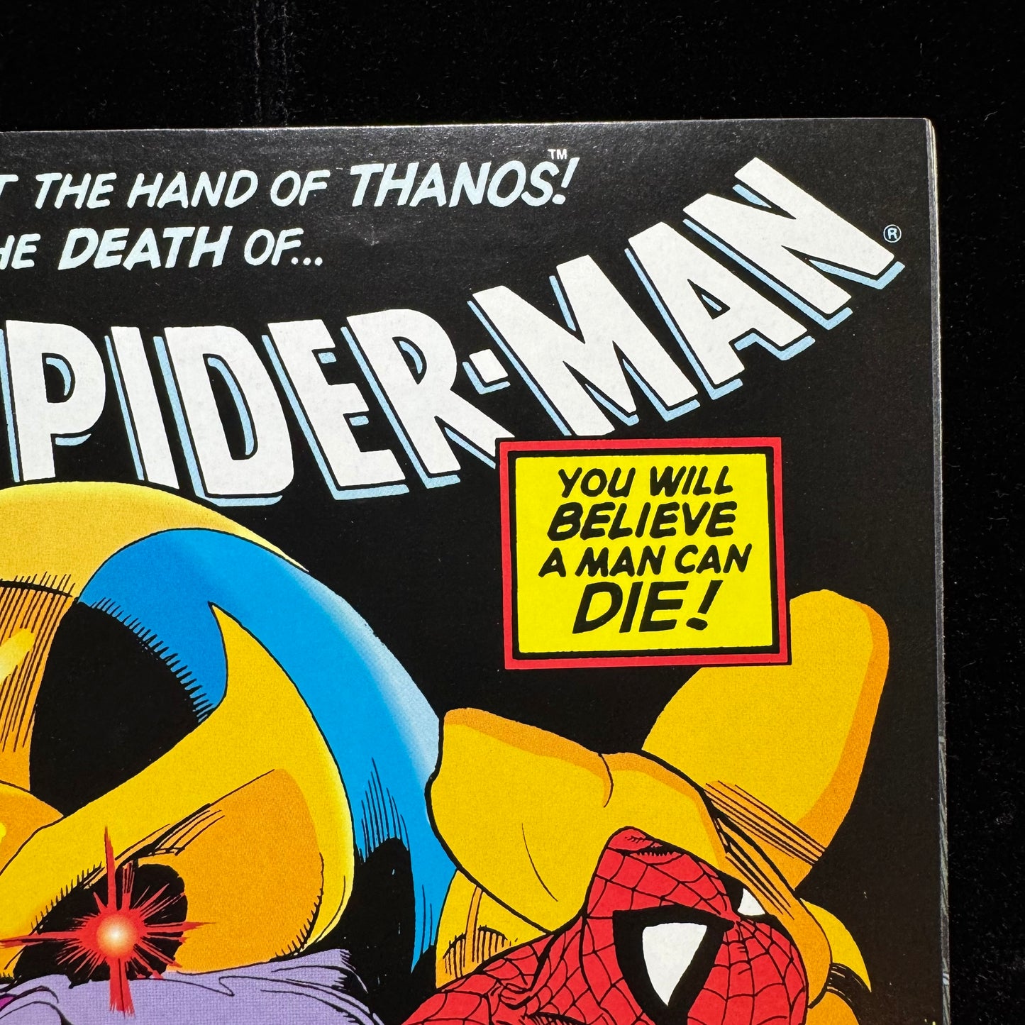 Spider-Man 17 - Thanos Cover - Copper Age Marvel Comics 1991