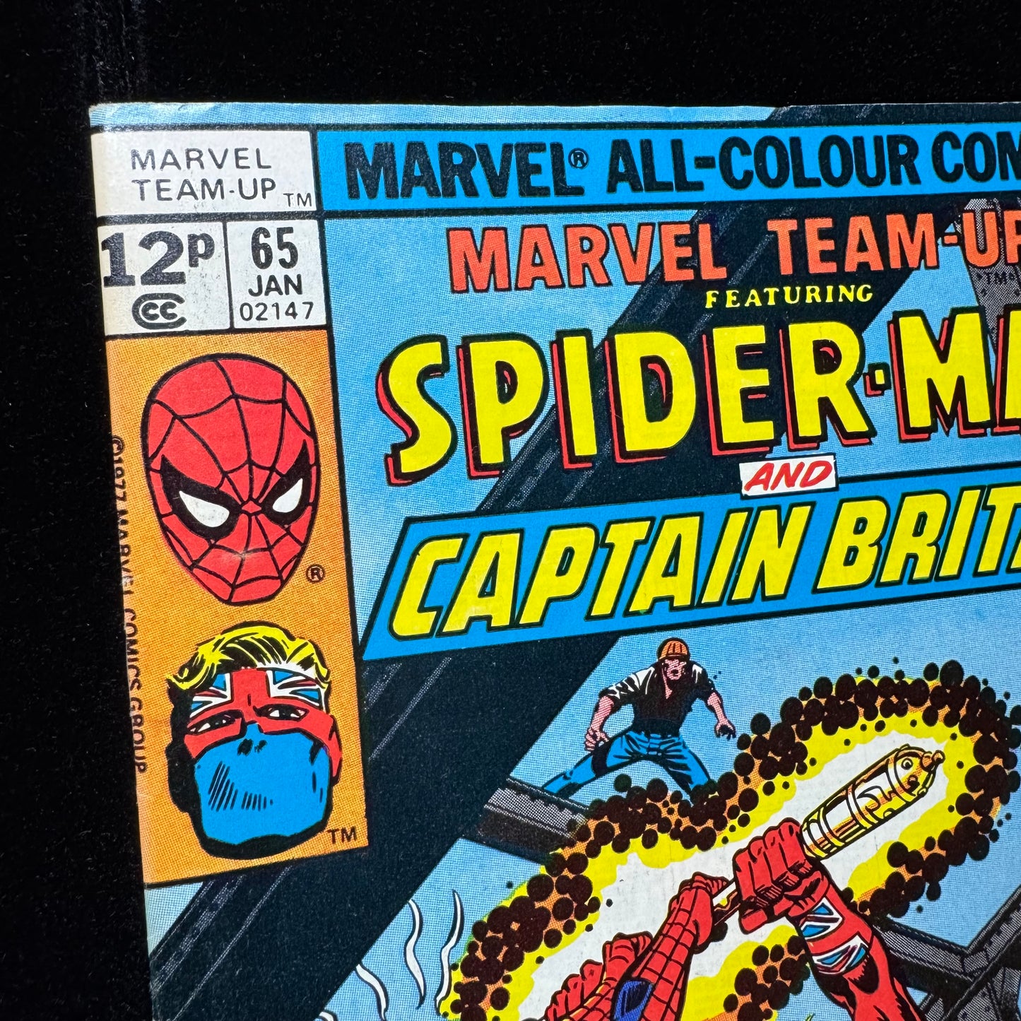 Marvel Team Up 65 - 1st App Cap Britain In US Comics - Bronze Age Marvel 1978
