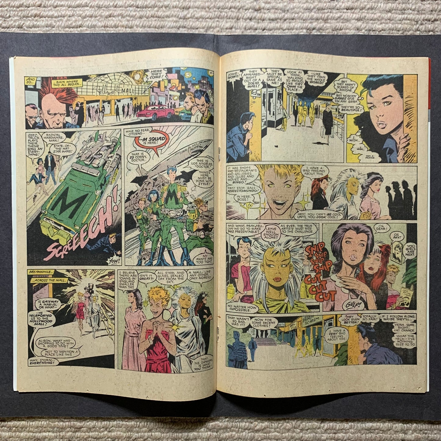 Uncanny x-men 244/ copper age marvel comics 1989