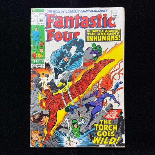 Fantastic Four 99 - Bronze Age Marvel Comics 1970