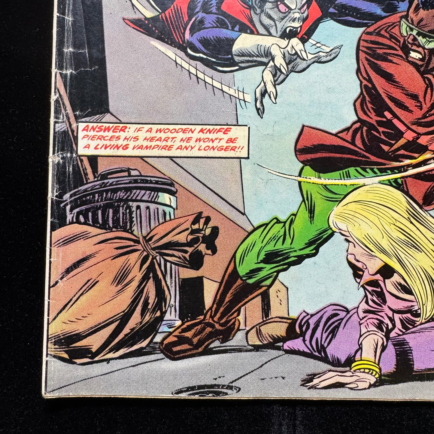 Adventure Into Fear 24 - Blade And Morbius 1st Meet - Bronze Age Marvel 1974