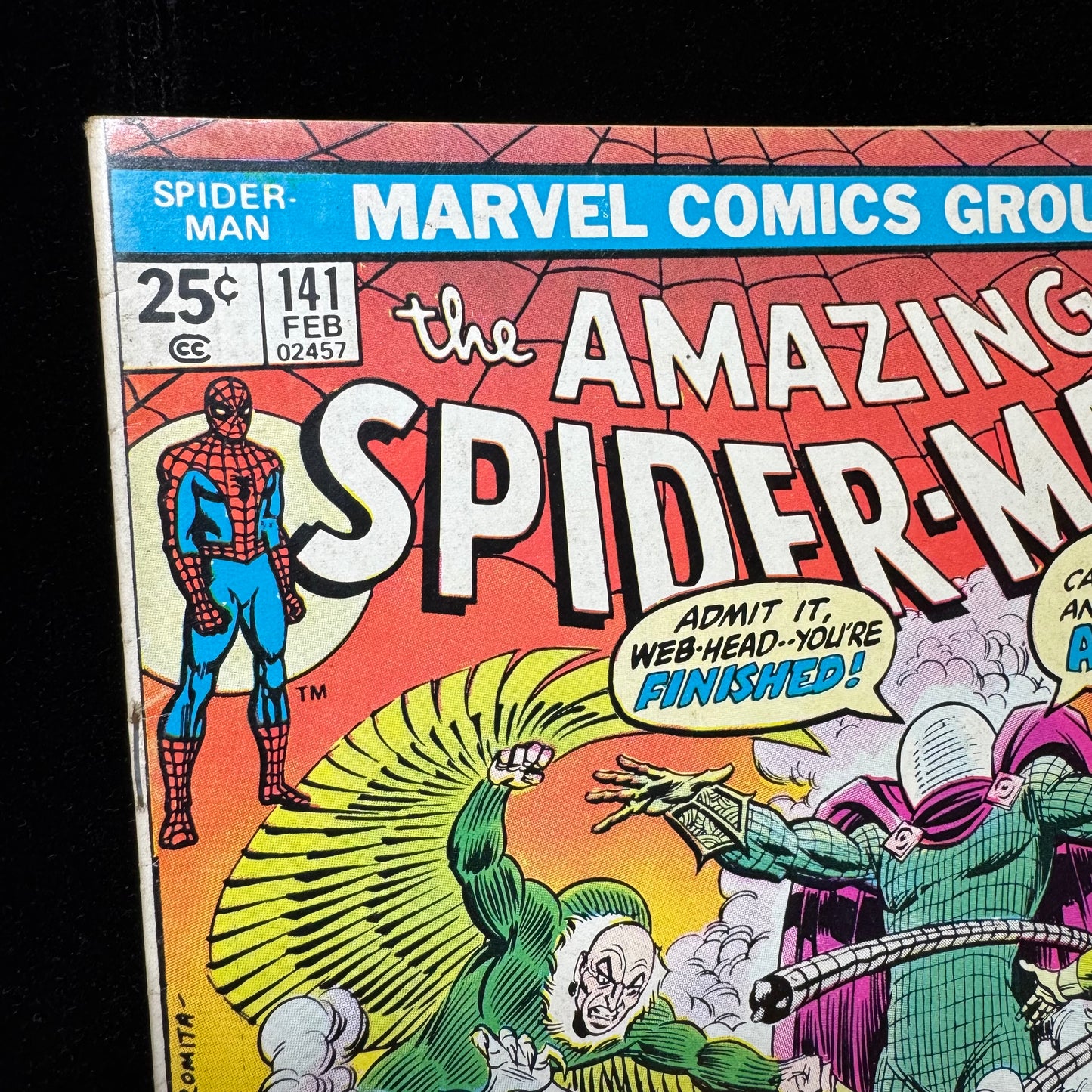 Amazing Spider-Man 141 - 1st App Of The 2nd Mysterio - Bronze Age Marvel 1975