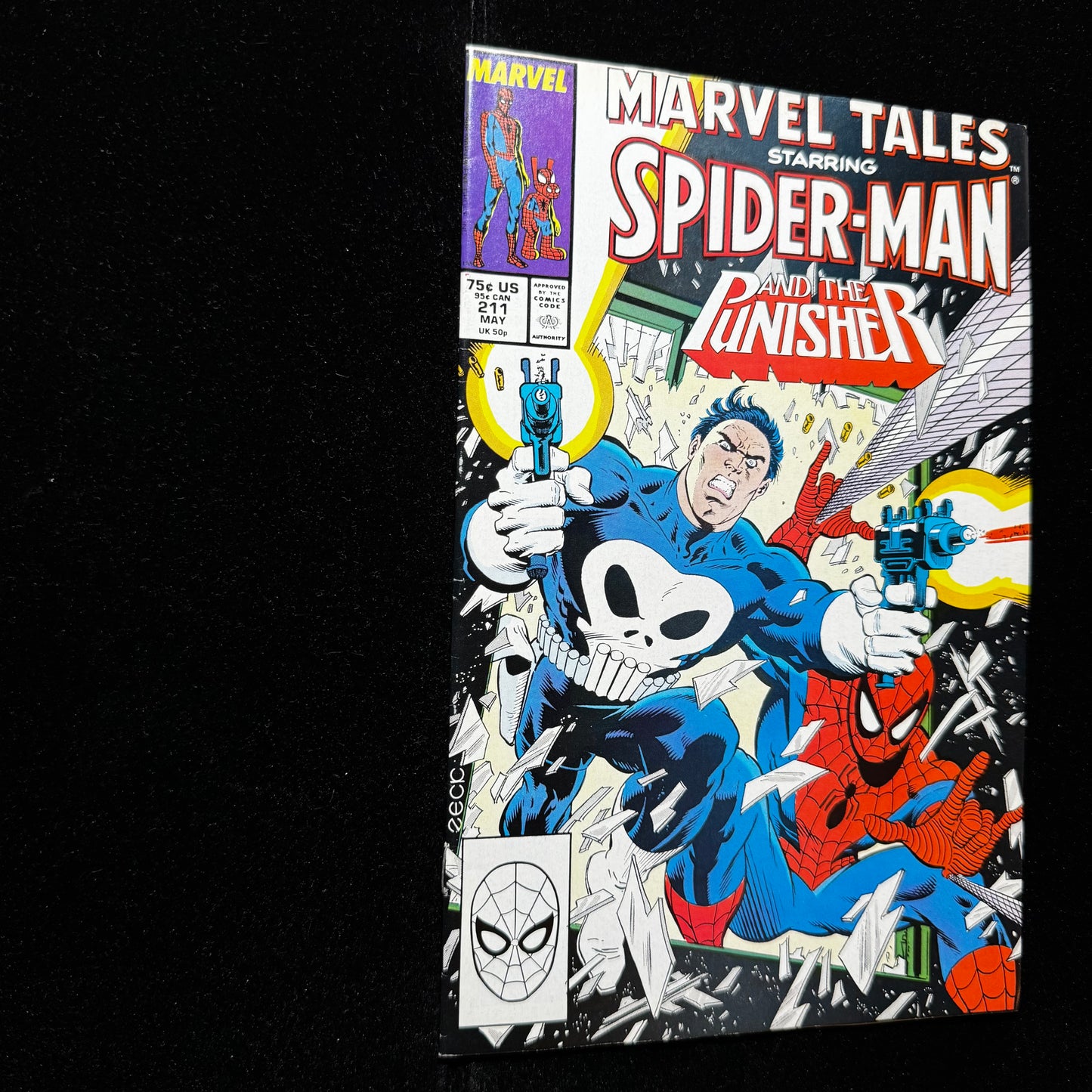Marvel Tales 211 - Mike Zeck Cover Art - Copper Age Marvel Comics 1988