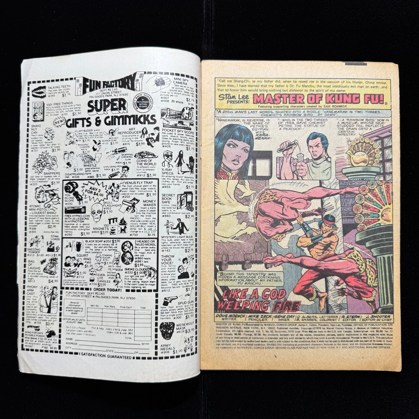 Master Of Kung Fu 82 - Bronze Age Marvel Comics 1979