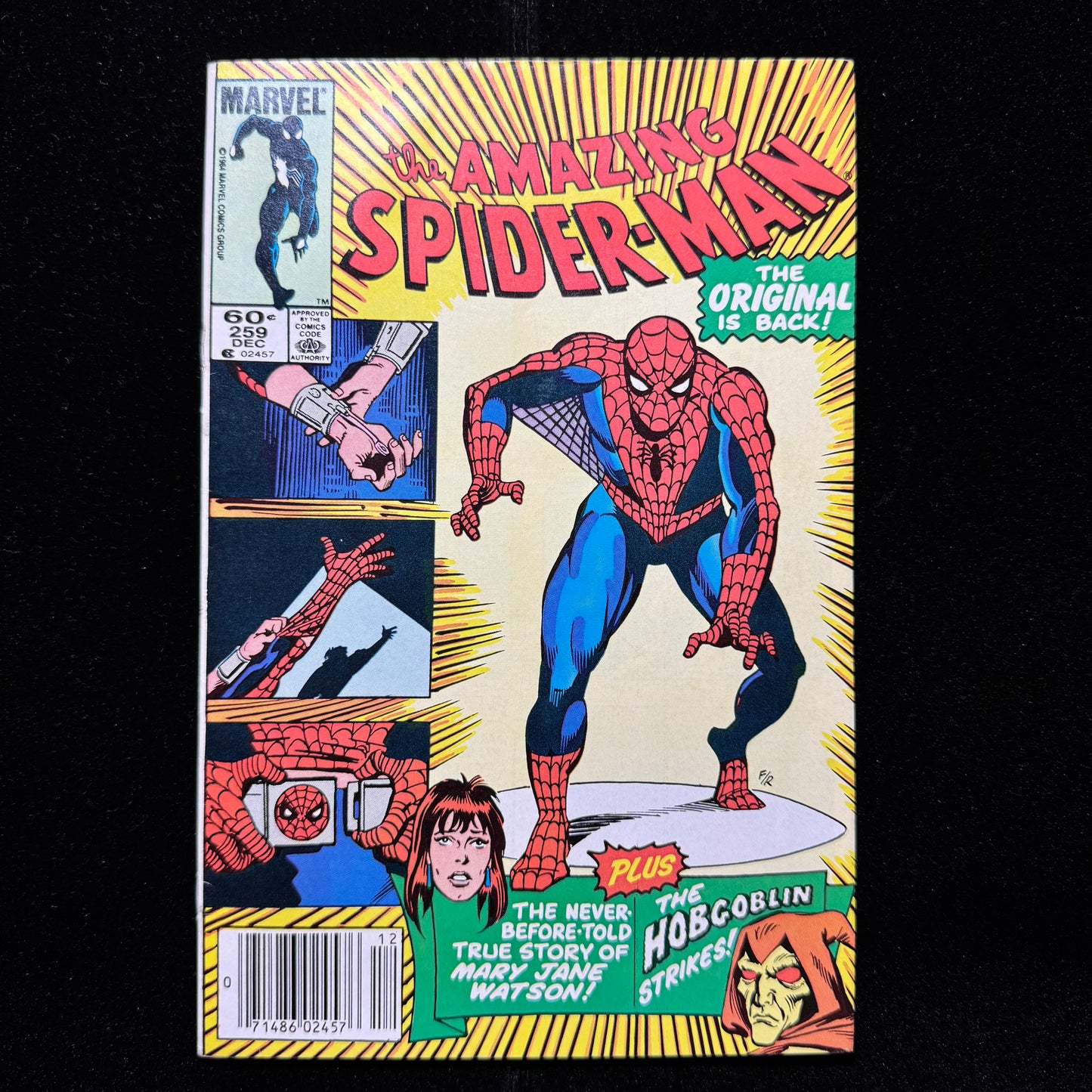 Amazing Spider-Man 259 - Newsstand Edition - Copper Age Marvel Comics 1984