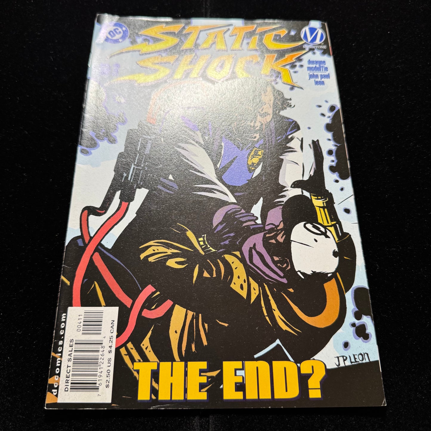 Static Shock 4 - Low Print Run Of 5,100 Copies - Modern Age Dc/ Milestone 2001