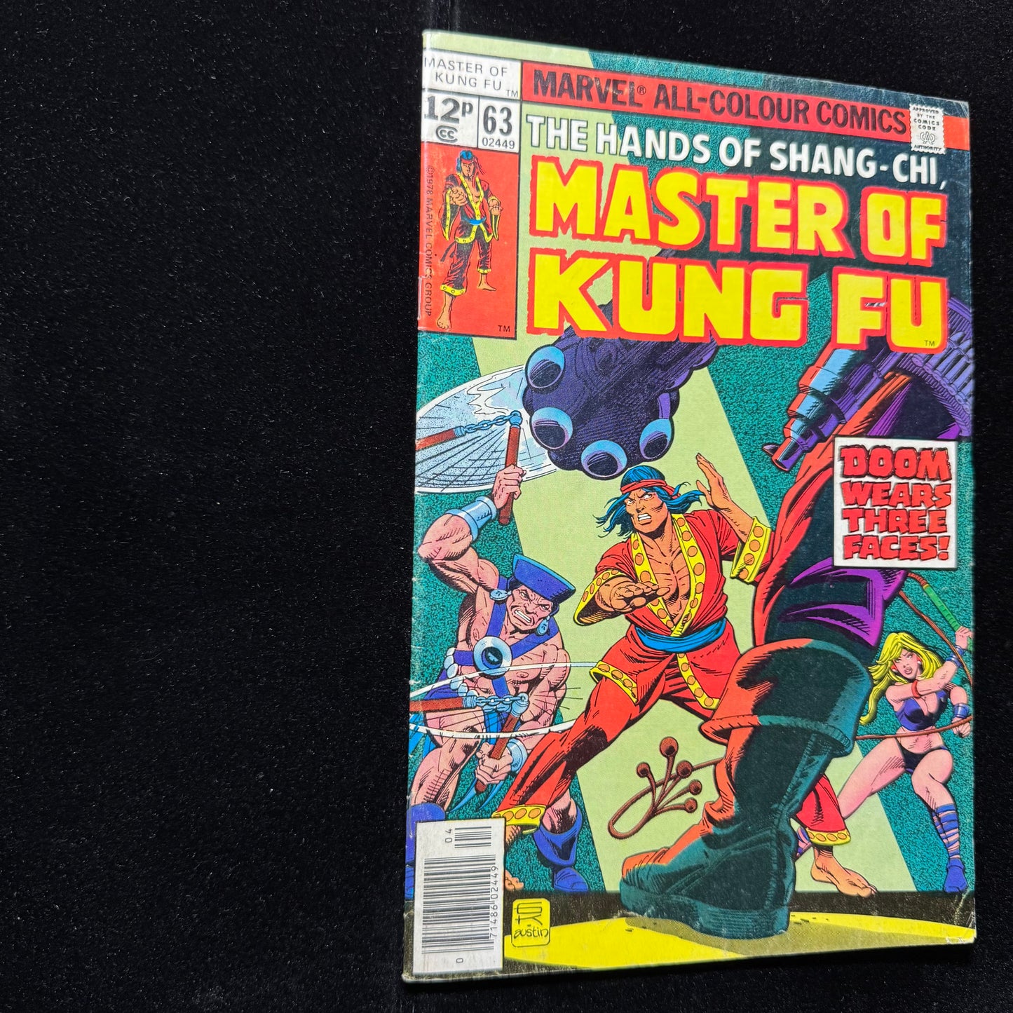 Master Of Kung Fu 63 - 1st App Of Kogar - Bronze Age Marvel Comics 1978