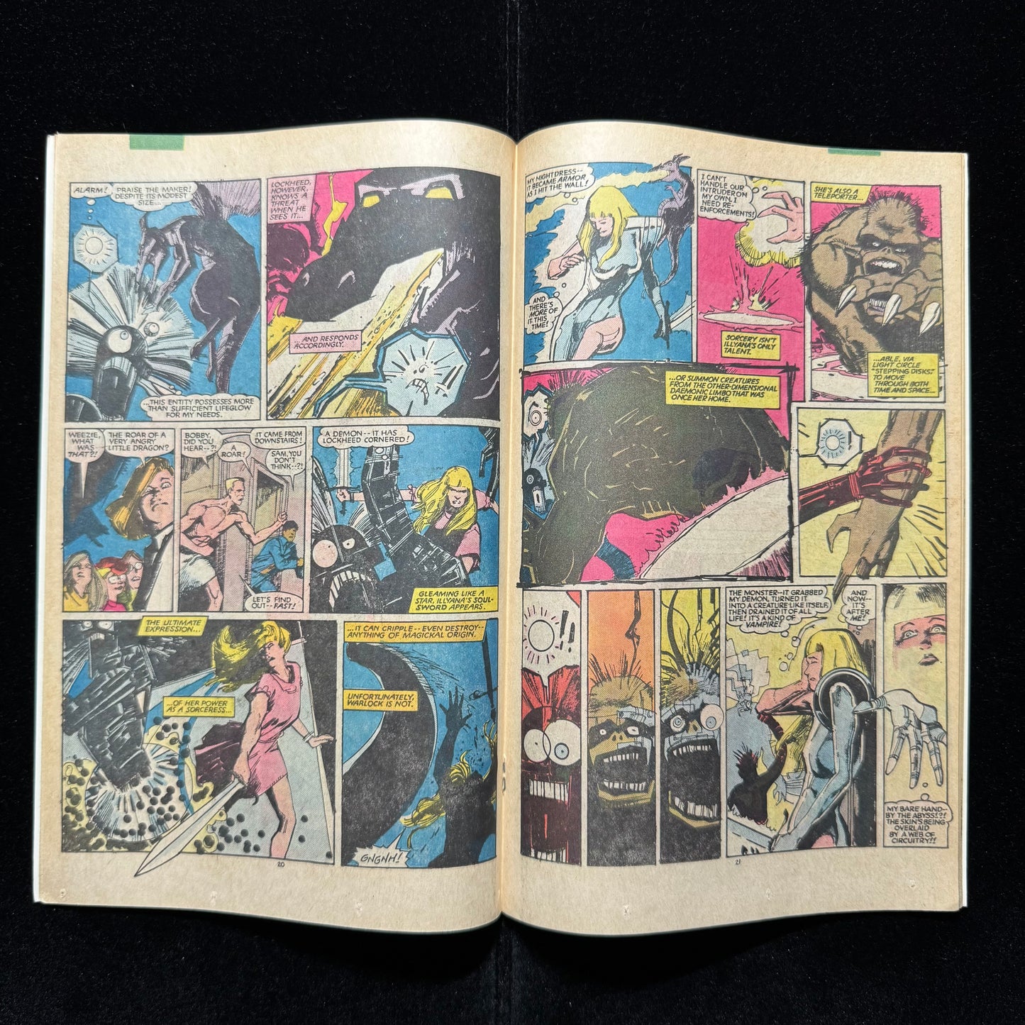 New Mutants 21 - 1st Full Appearance Of Warlock - Copper Age Marvel Comics 1984