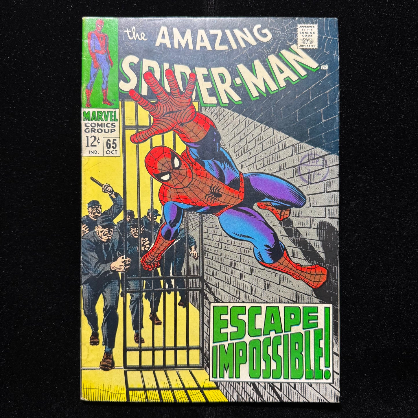 Amazing Spider-Man 65 - Stunning Romita Sr Cover - Silver Age Marvel Comics 1965