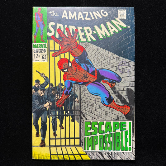 Amazing Spider-Man 65 - Stunning Romita Sr Cover - Silver Age Marvel Comics 1965