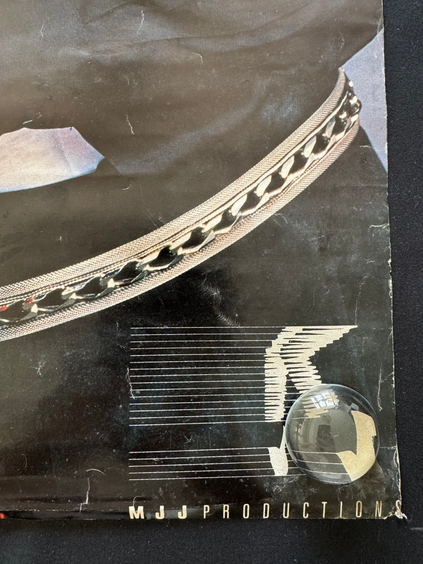 Michael Jackson Black Panther Poster - MJJ Productions - 37" x 26.5" Rare 1991