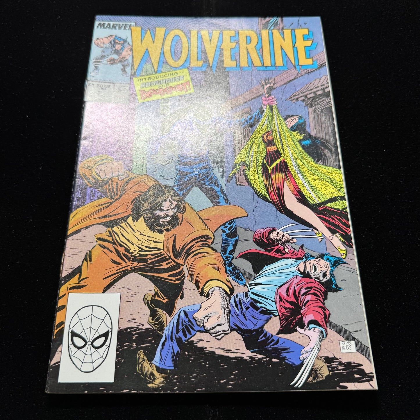 Wolverine 4 - 1st Appearance Of Bloodscream - Copper Age Marvel Comics 1989