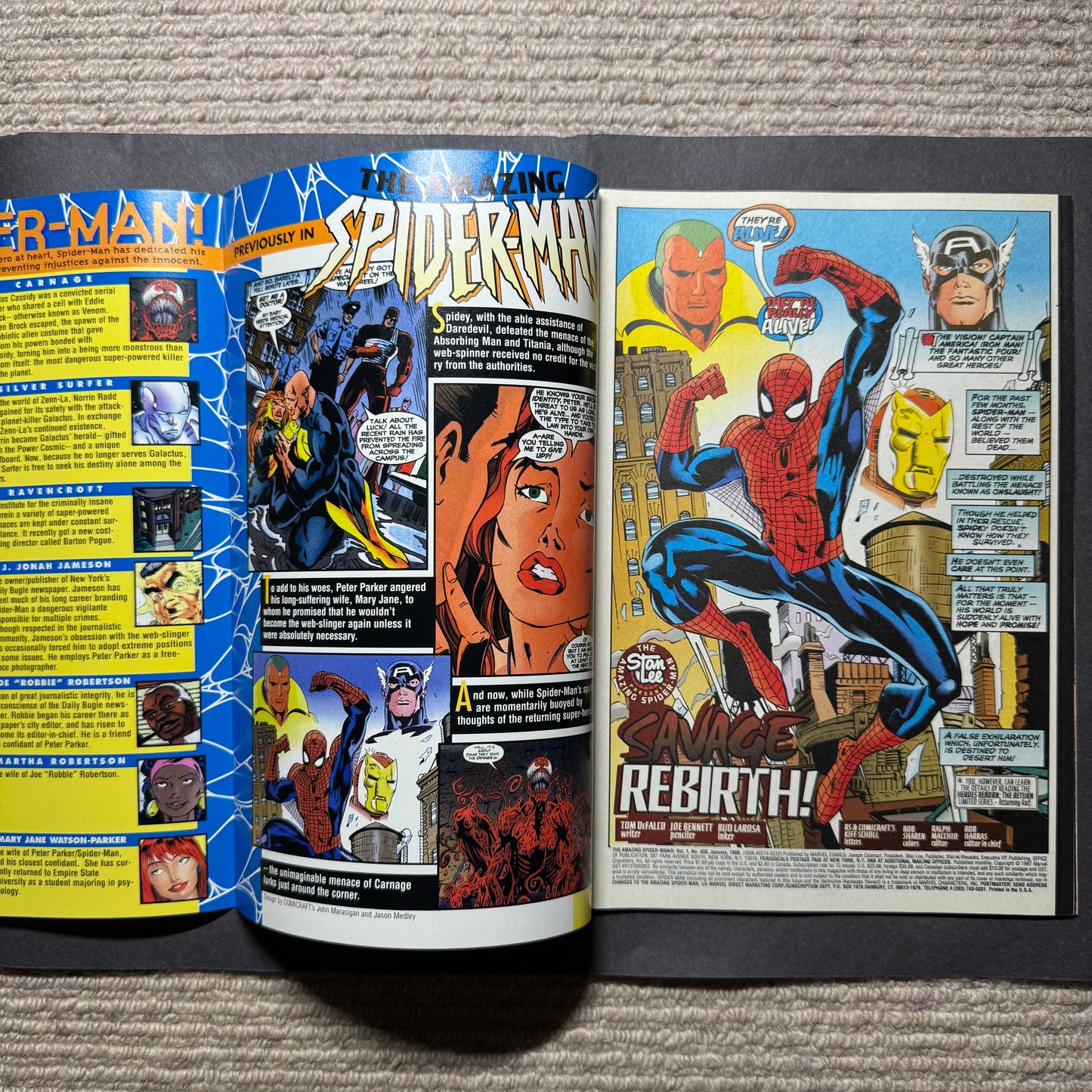 Amazing Spider-Man 430/ Modern Age Marvel Comics 1998