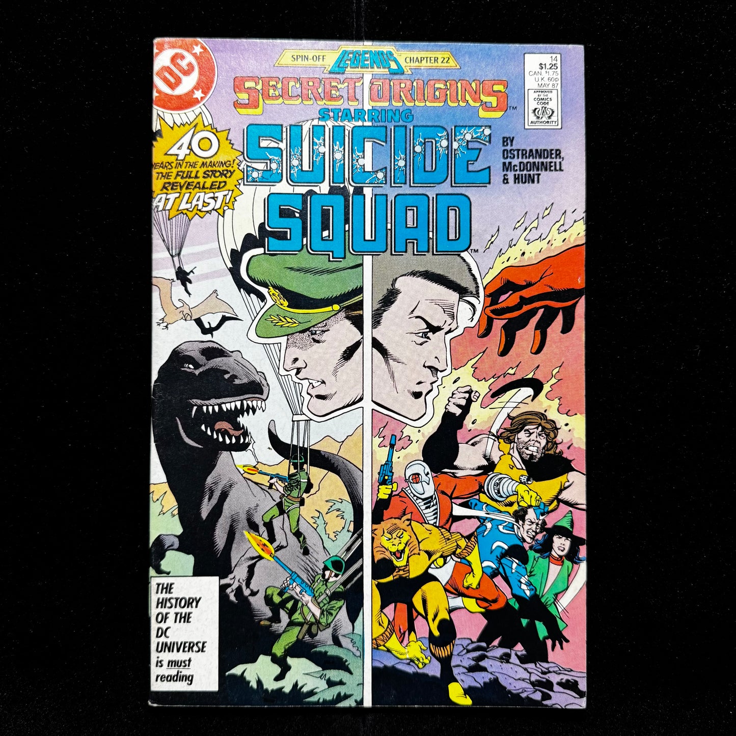 Secret Origins 14 - 1st App Of Rick Flagg Sr - Copper Age Dc Comics 1987