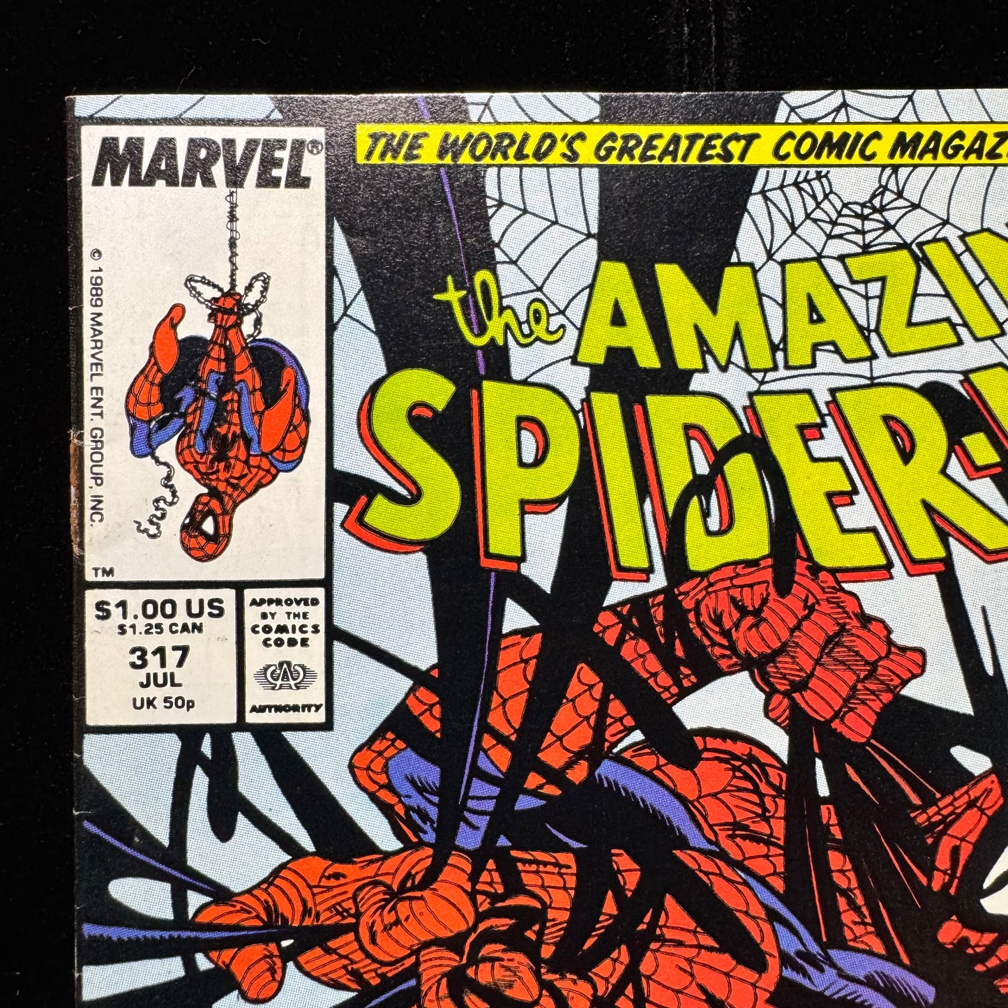 Amazing Spider-Man 317 - 4th Appearance Of Venom - Copper Age Marvel Comics 1989