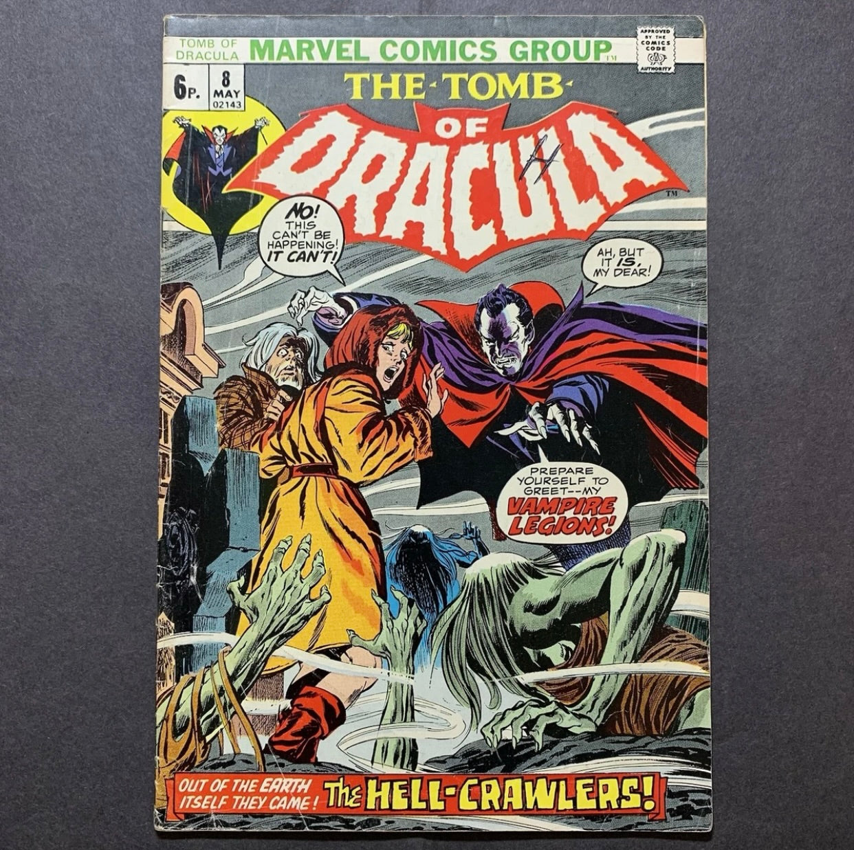 Tomb Of Dracula 8/ Bronze Age Marvel Comics 1973