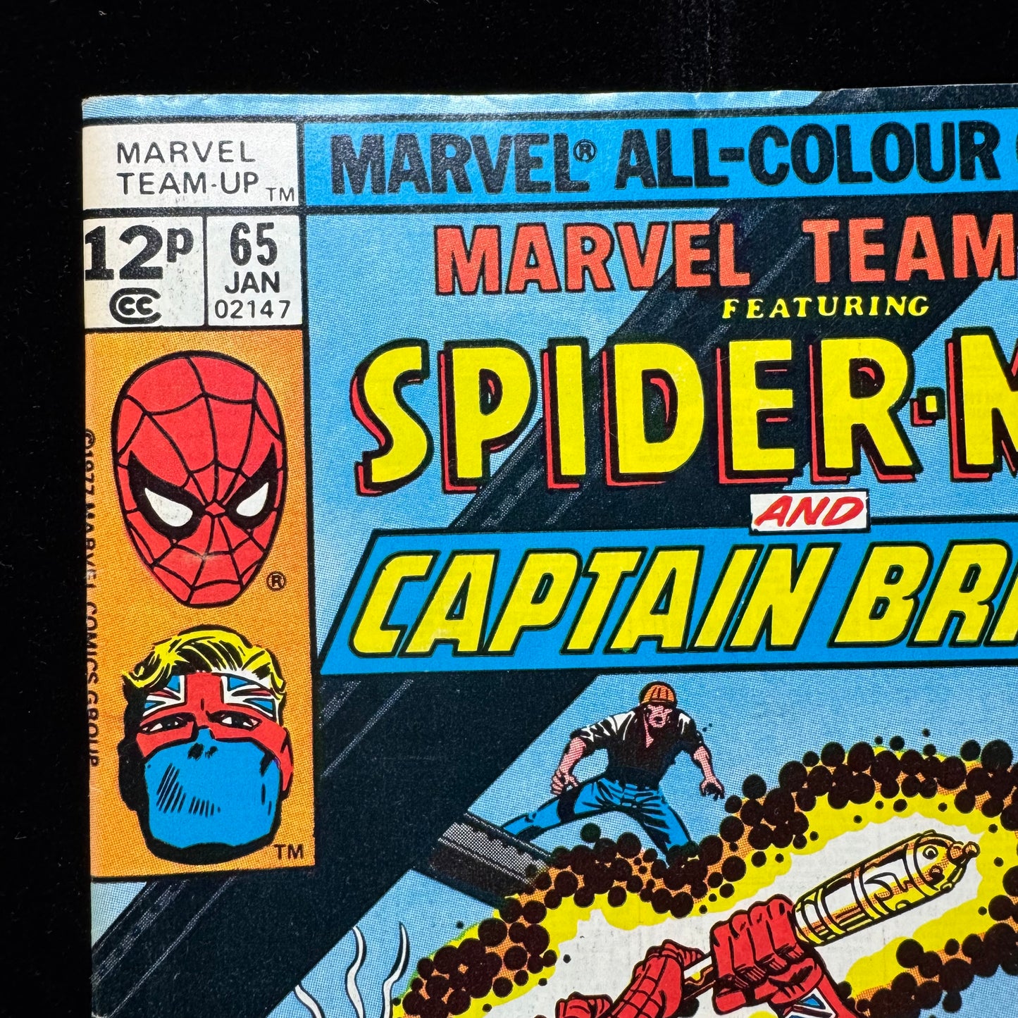 Marvel Team Up 65 - 1st App Cap Britain In US Comics - Bronze Age Marvel 1978
