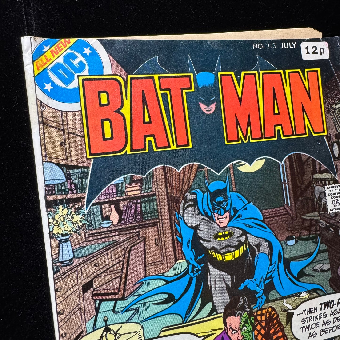 Batman 313 - 1st App Tim Fox, Batman & Catwoman 1st Kiss - Bronze Age Dc 1979