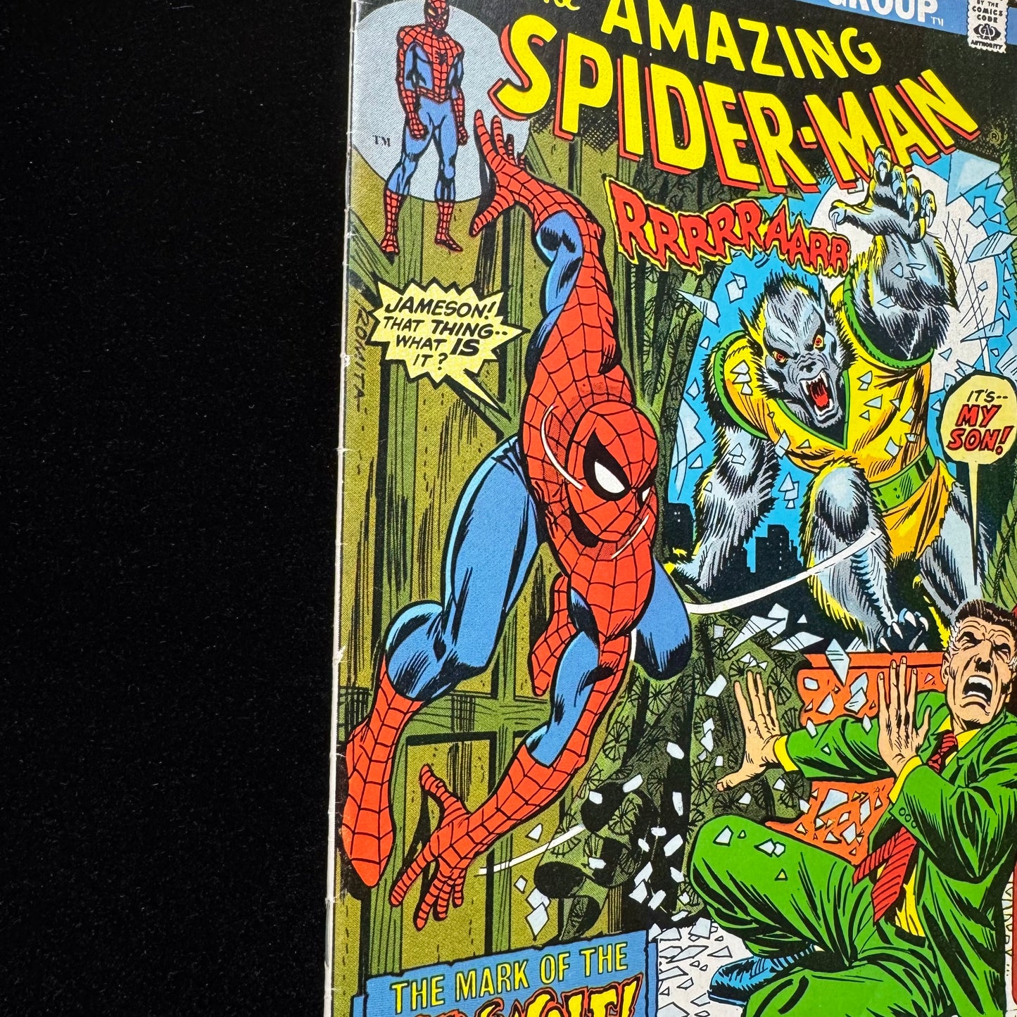 Amazing Spider-Man 124 - 1st App Of Man-Wolf - Bronze Age Marvel Comics 1974