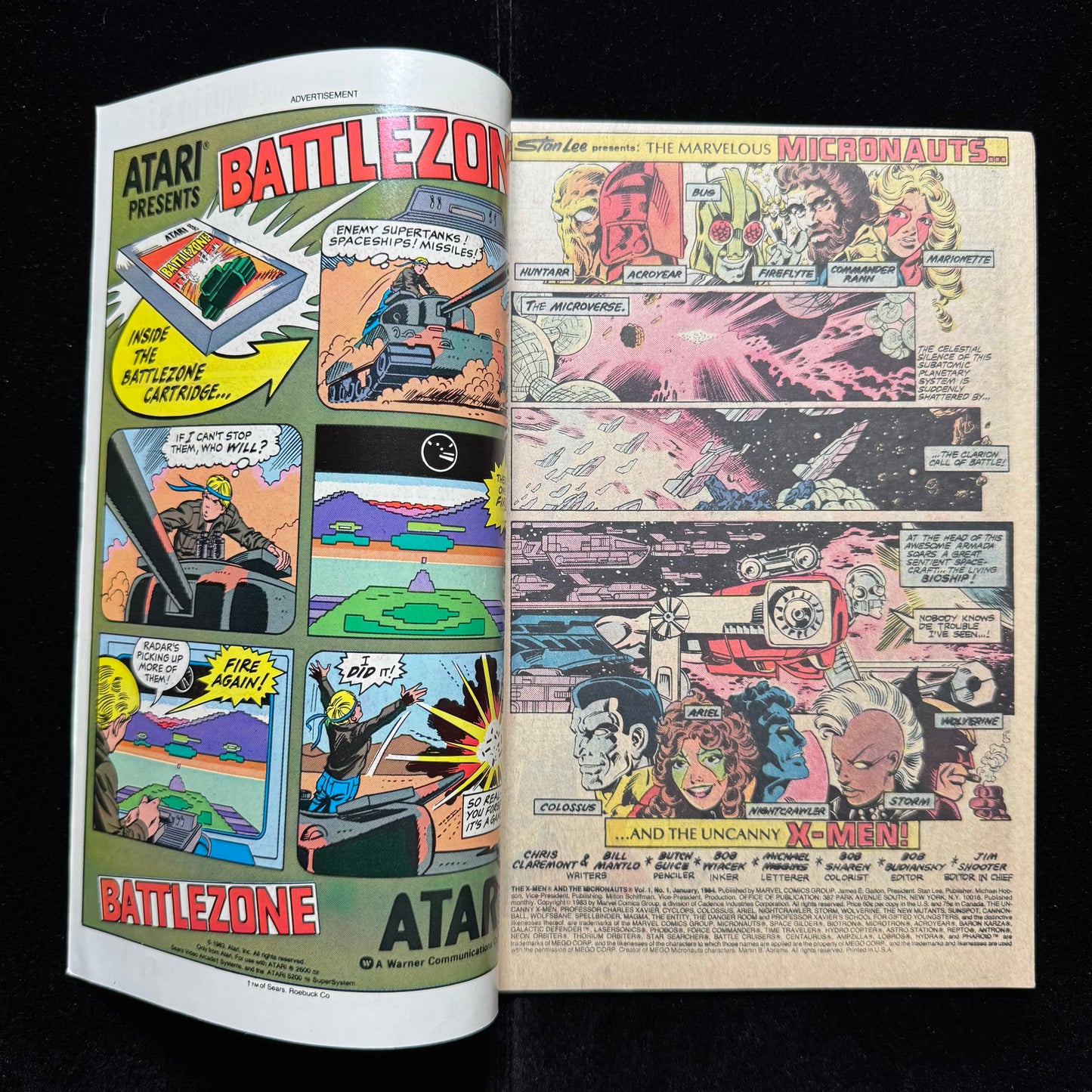 X-Men And The Micronauts 1 - Copper Age Marvel Comics 1984