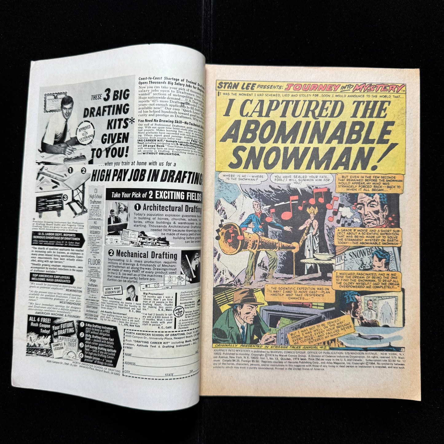 Journey Into Mystery 13 - Bronze Age Marvel Comics 1974