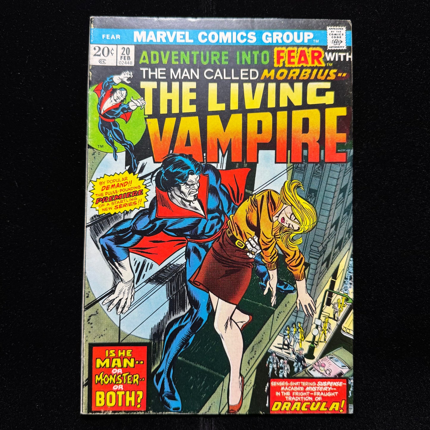 Adventure Into Fear 20 - 1st Solo Morbius Story - Bronze Age Marvel Comics 1974
