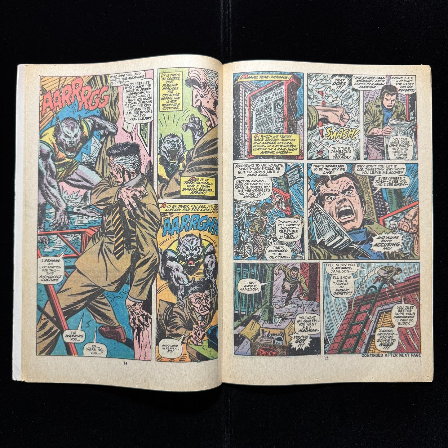 Amazing Spider-Man 124 - 1st App Of Man-Wolf - Bronze Age Marvel Comics 1974