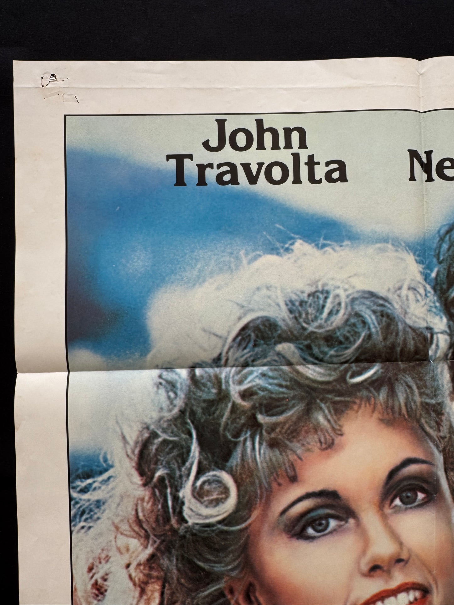 Grease 1978 Original US One Sheet Cinema Poster John Travolta Olivia Newton-John