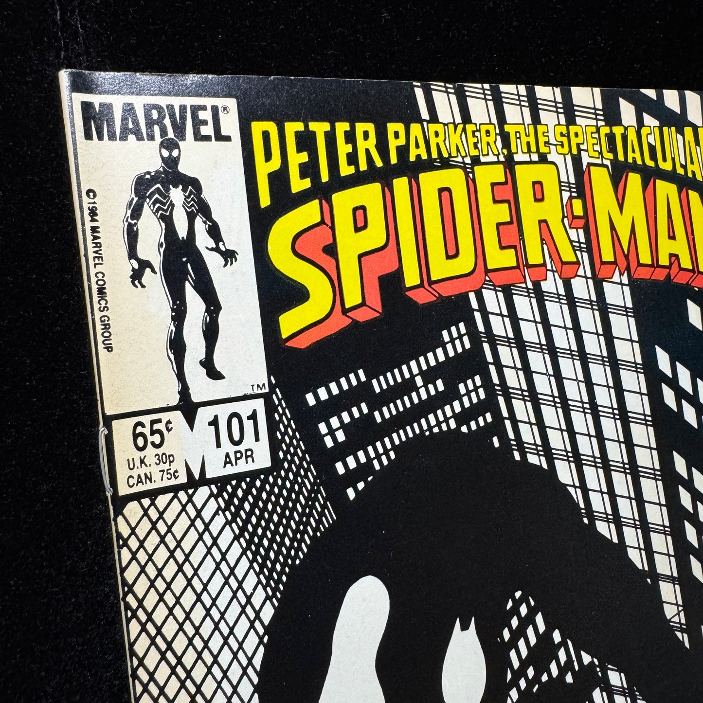 Spectacular Spider-Man 101 - Iconic Cover Art - Copper Age Marvel Comics 1985