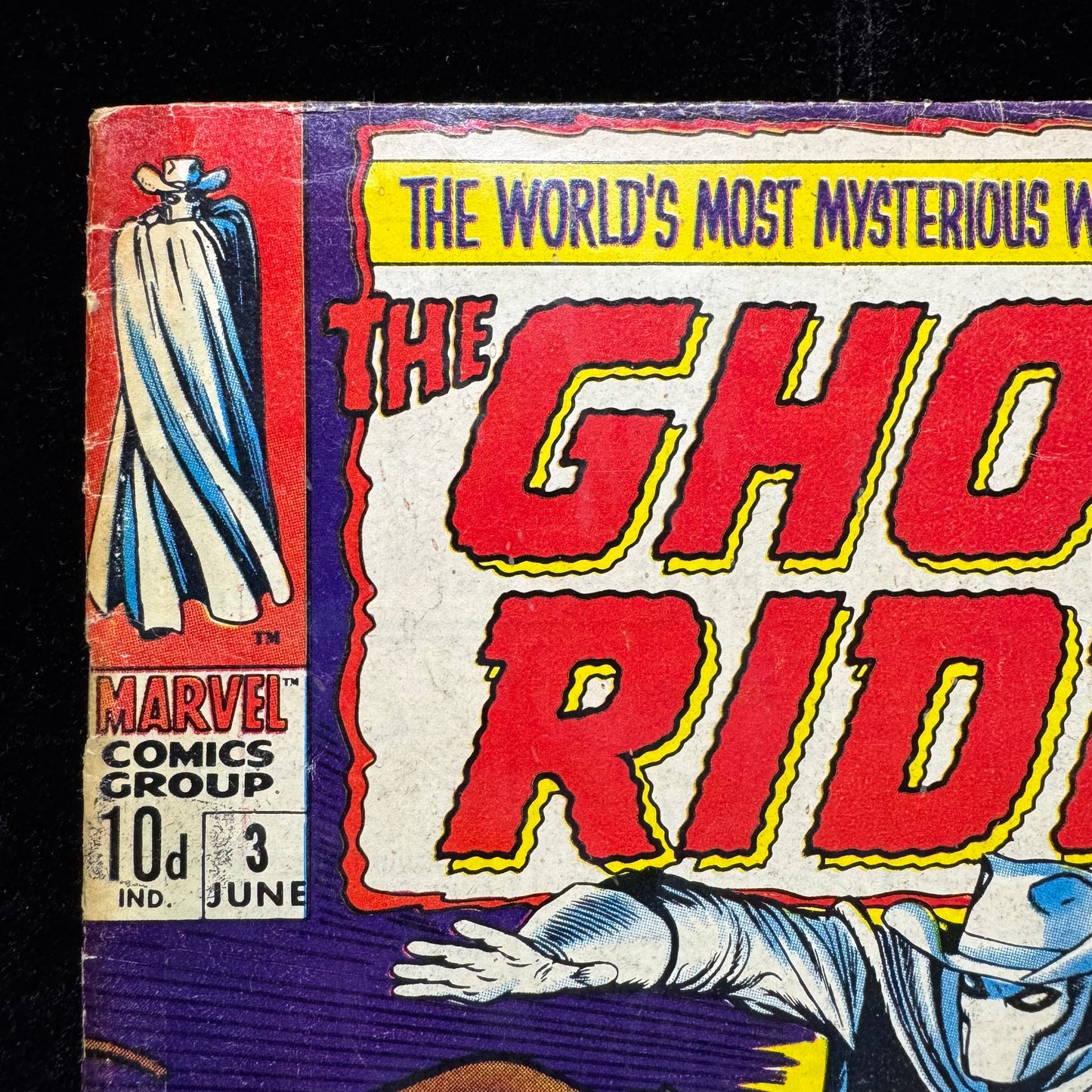 Ghost Rider 3 - 3rd Appearance Of Carter Slade - Silver Age Marvel Comics 1967