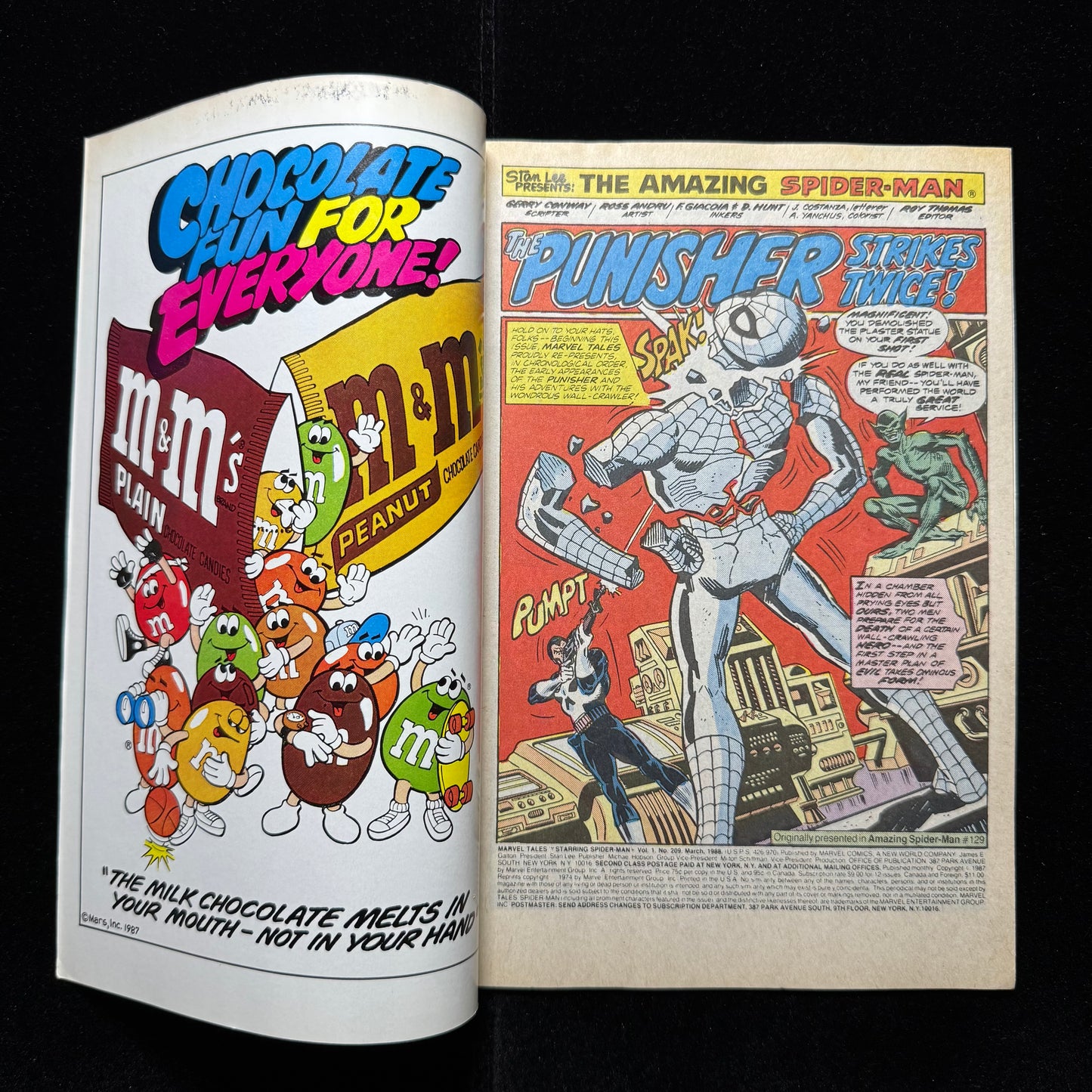 Marvel Tales 209 - Reprints Amazing Spider-Man 129 - Copper Age Marvel 1988