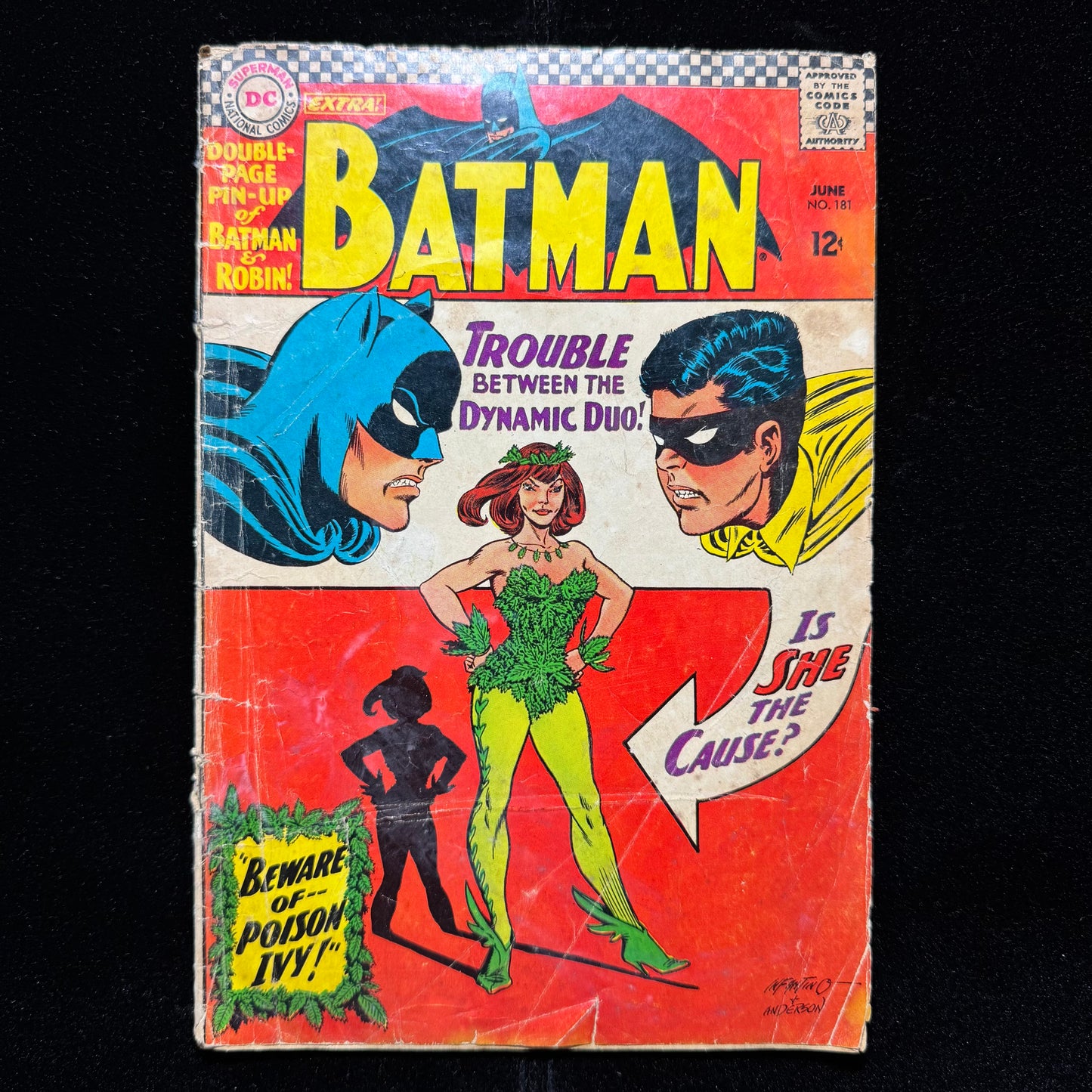 Batman 181 - 1st Appearance Of Poison Ivy - Silver Age Dc Comics 1966